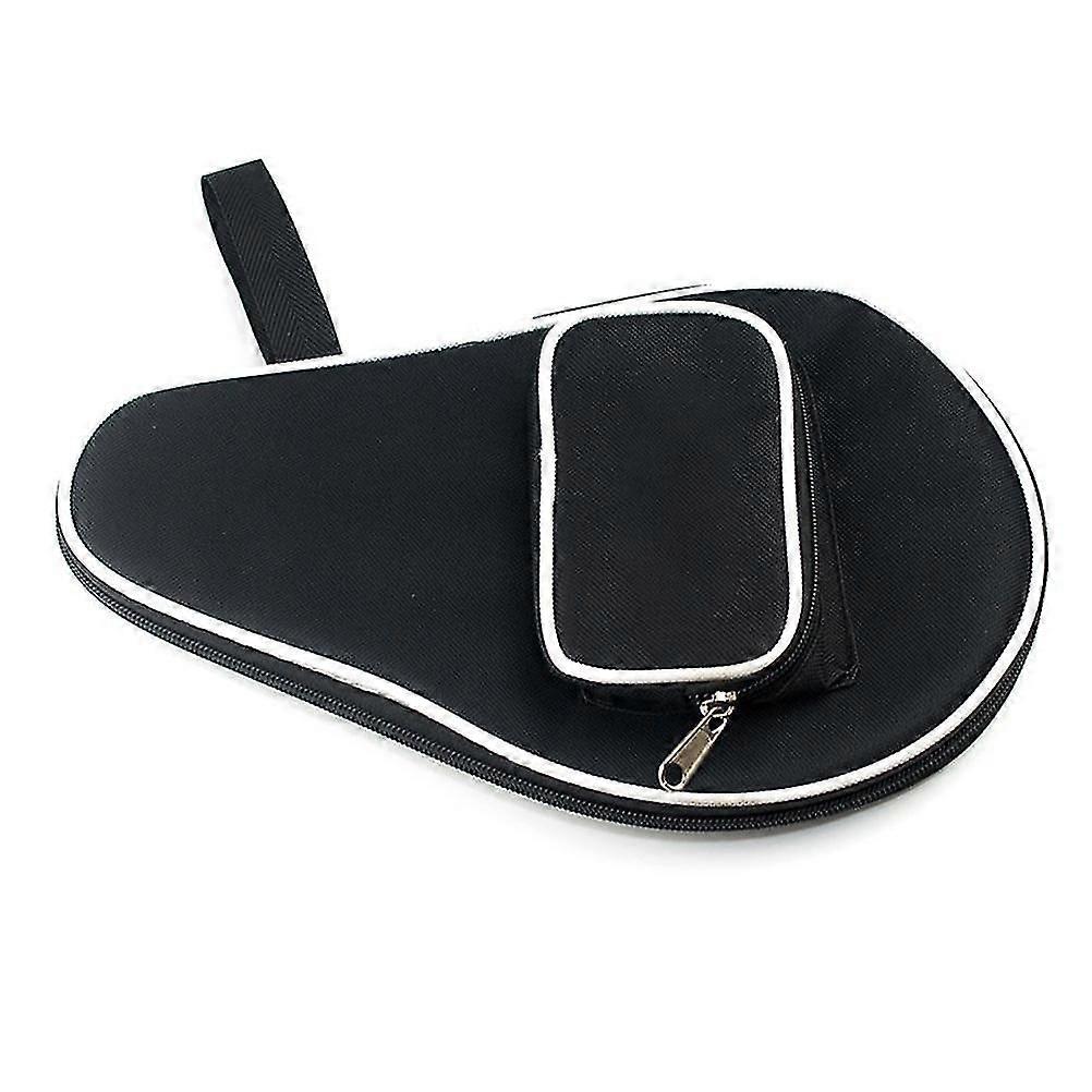 حقيبة حمل مضرب مع حقيبة تخزين الكرة جيب تنس الطاولة مضرب حالة غطاء مقاوم للماء حماية بطانة داخلية