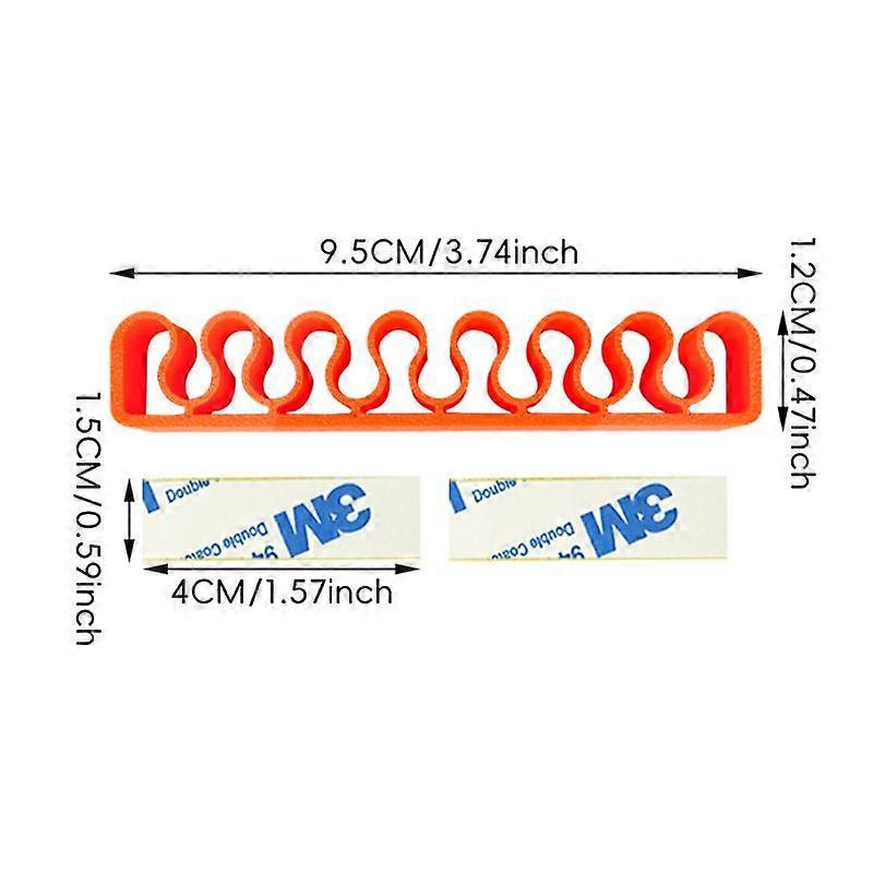 New punch-free adhesive data cable cable holder multi-function cable organizer