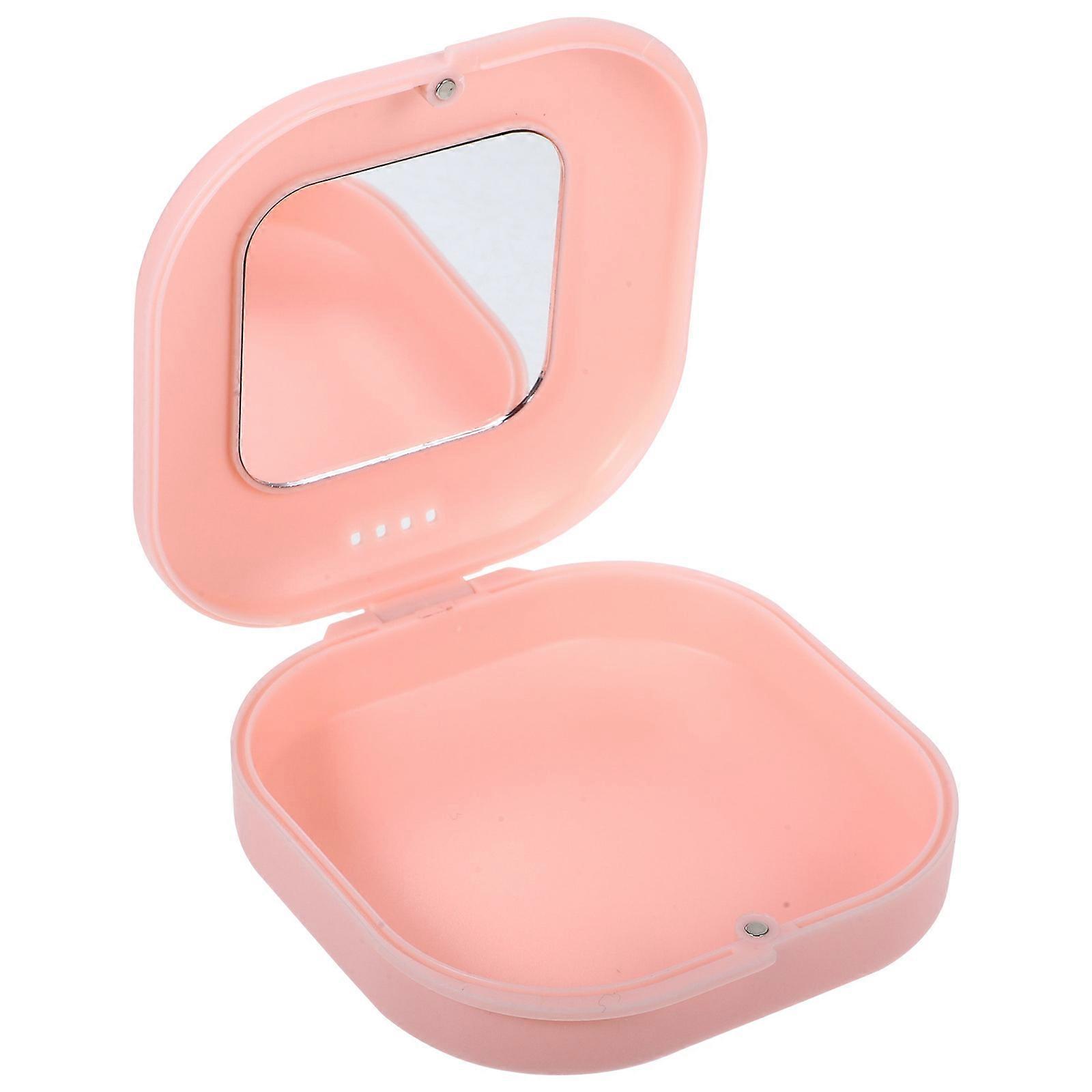 Pocket Denture Box Durable Denture Container for Storage Use 4Pcs