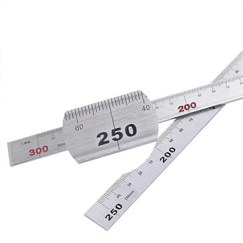 Stainless Steel L Square 90 Degree Angle Ruler for Carpenters and Diy Enthusiasts 1Set
