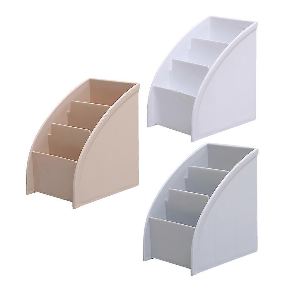 Desktop Makeup Organizer Trapezoidal Storage Box for 9Pcs Use