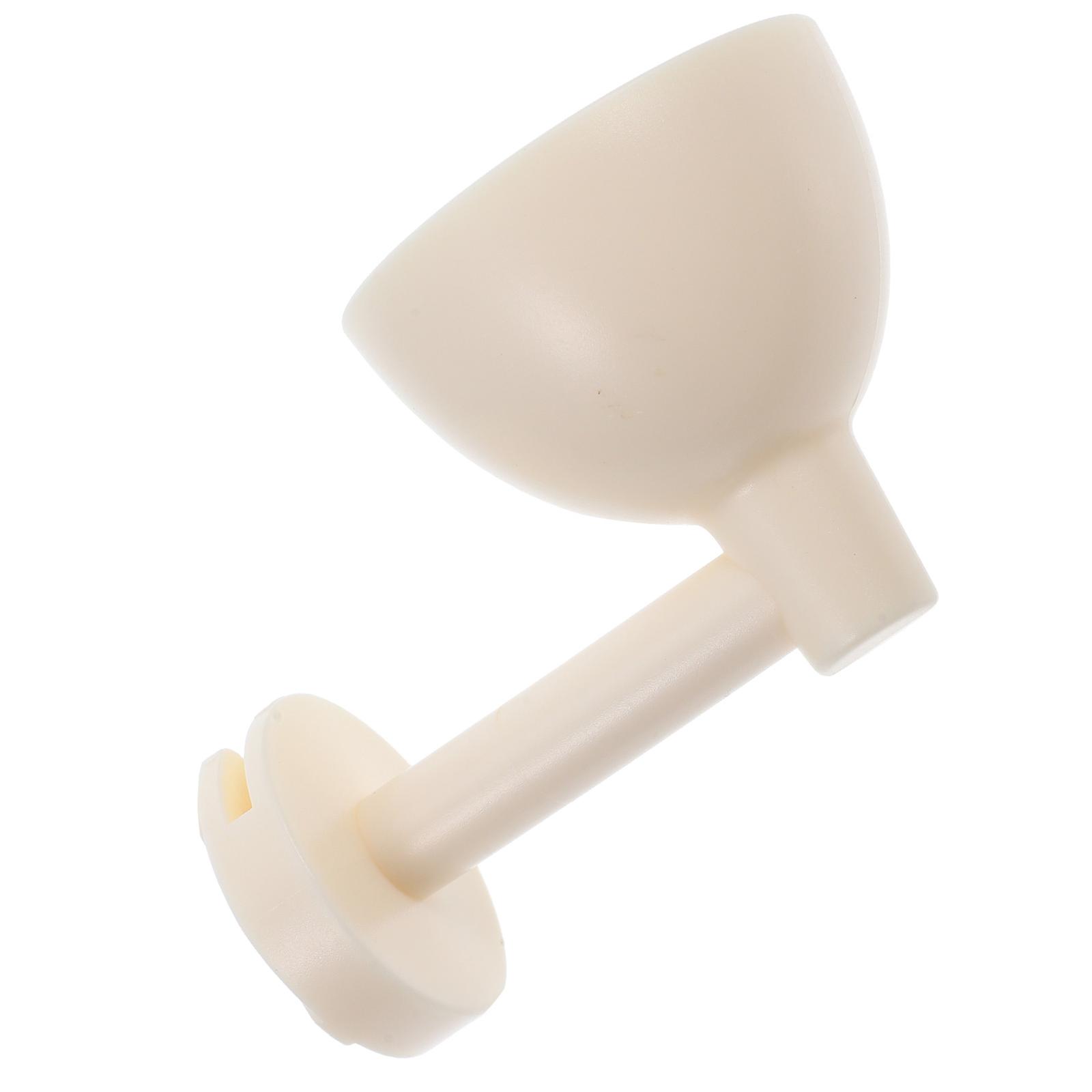 Adhesive Key Holder Small Table Lamp Shaped Hooks for Wall 3Pcs