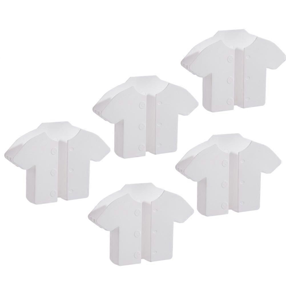 Wall Mount Organizer for Storage Use 10Pcs White Remote Holder Plastic