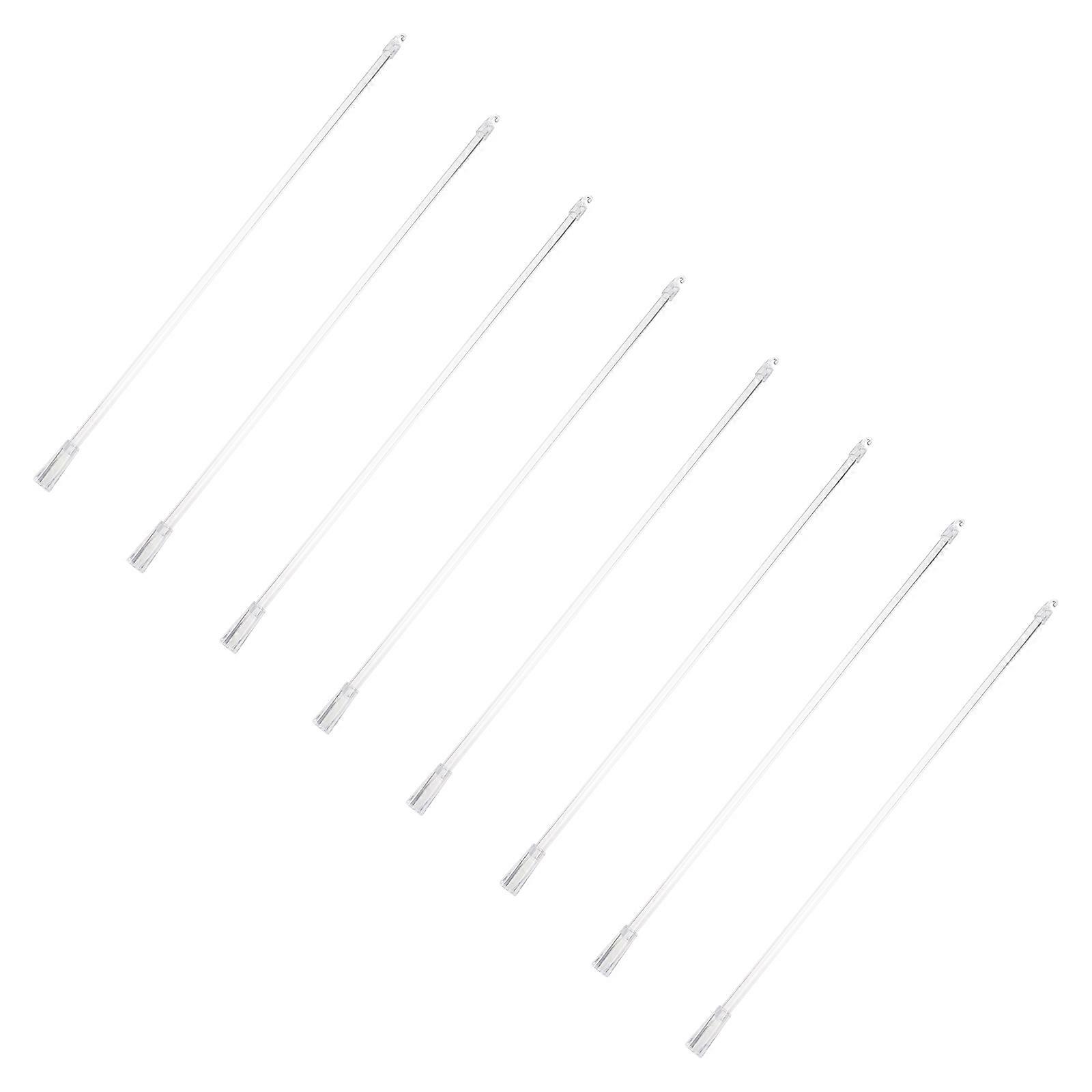 Transparent Plastic Home Blinds Wand for Vertical Blind Use 16Pcs