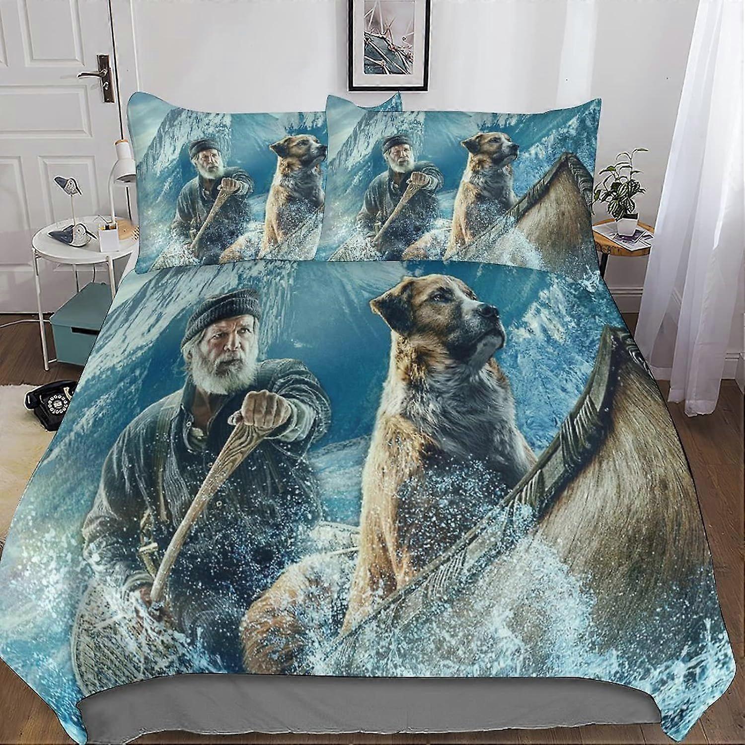 (bbyx69) The Call of The Wild Movie Poster Duvet Cover Set Printed Bedding Quilt Cover for Bedding Decro, Ultra Soft Microfiber Hidden Zipper Bed Cove