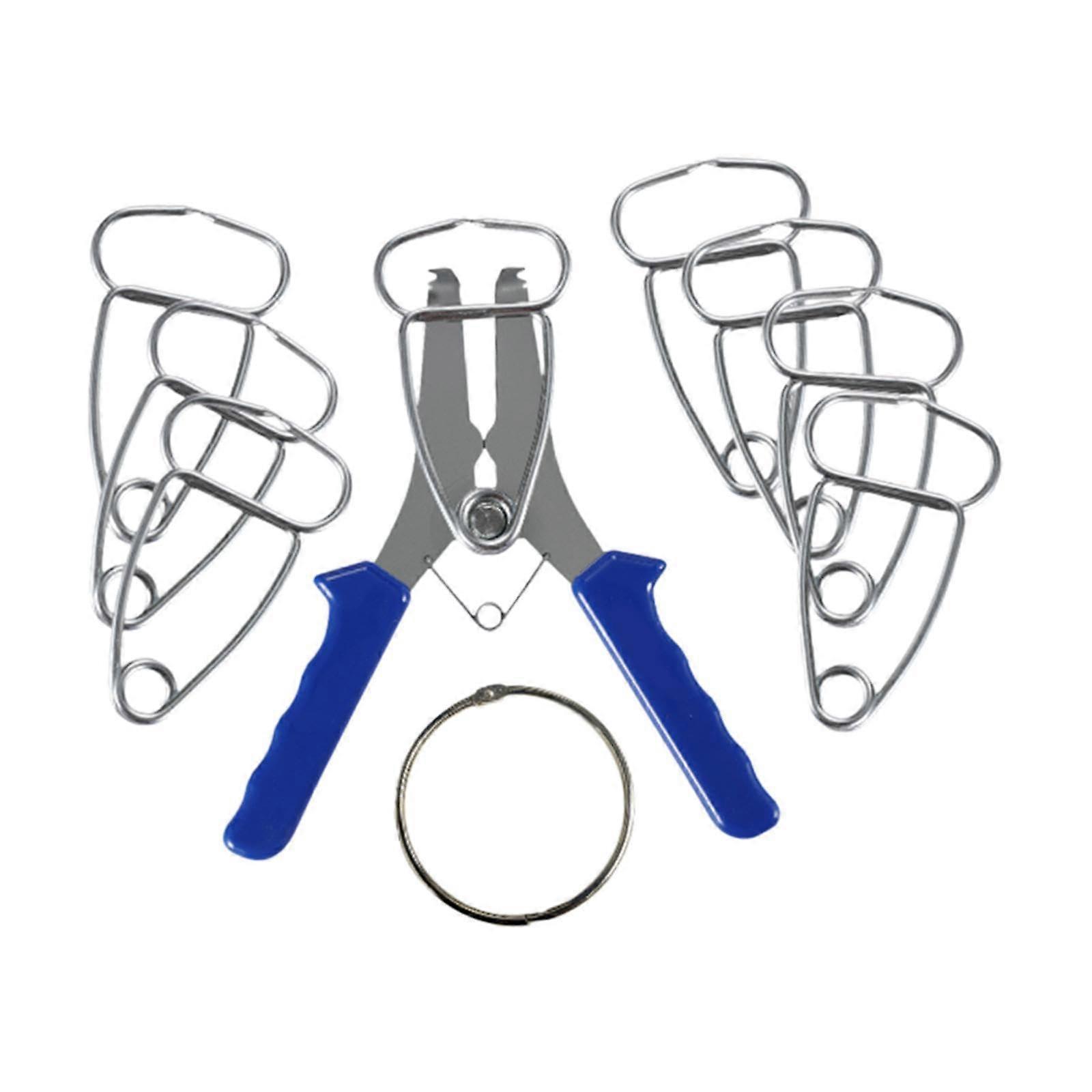 Mitre Spring Clamps Decorative Clips Set with 8 Non-Slip Spring Pliers for Wood Composite Mitre Corners Picture Frames