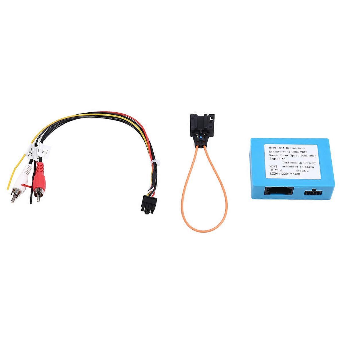 Auto Most Aux Glasfaser Decoder Verstärker Adapter für 