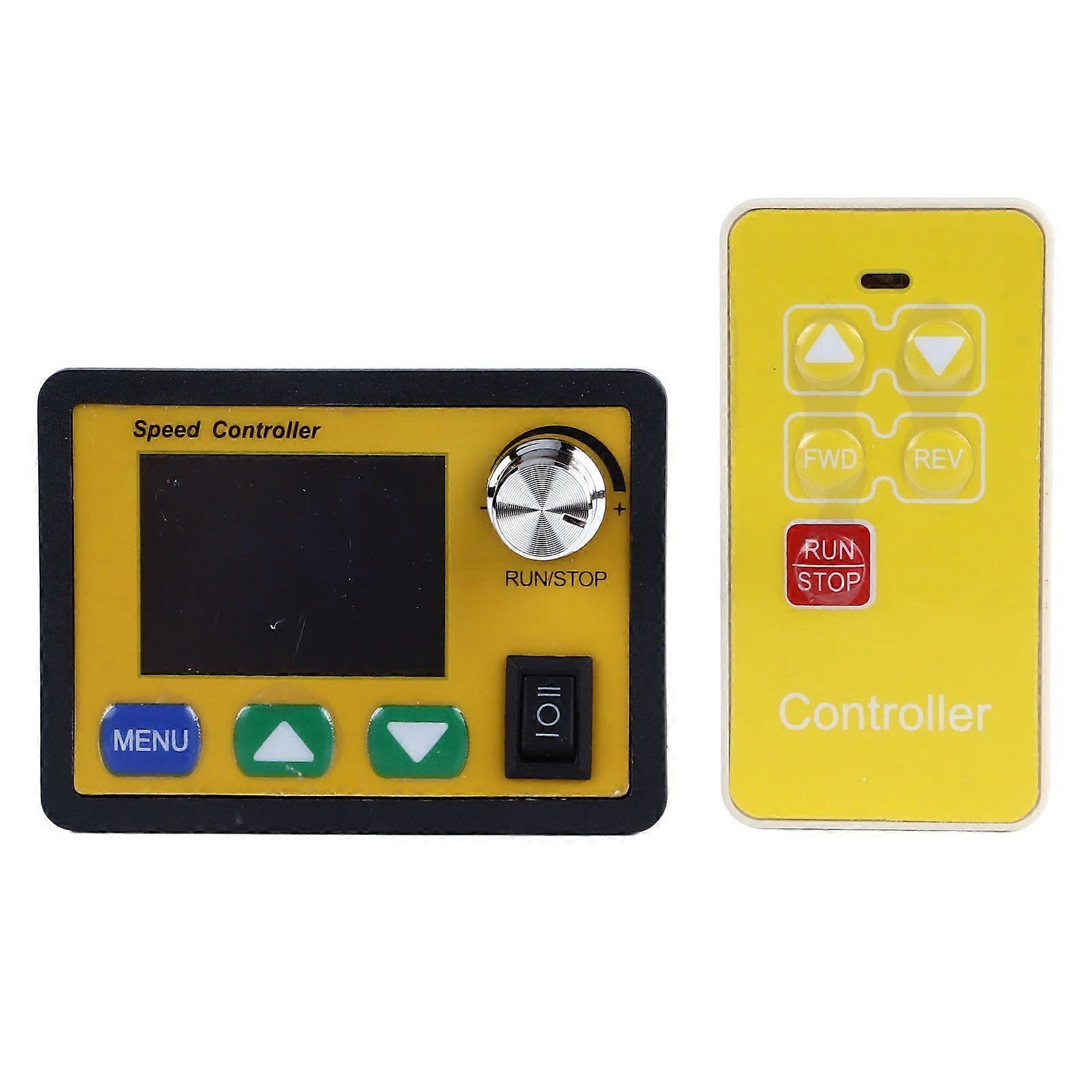 DC Motor Speed Regulator CW CCW LCD Display Button Knob Adjustment DC Motor Governor 655V DC