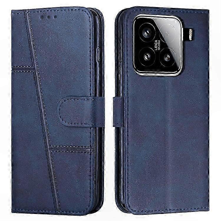 Universal Leather Flip Case Cover with Stand Function for 15 Models Phone Protection Solution