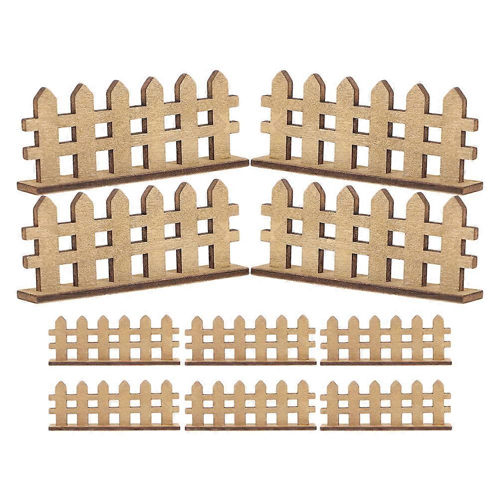 Miniature Fairy Garden Fence With 60 Pcs Colorful Wooden Pickets For Craft Enthusiasts And DIY Users Ideal For Indoor And Outdoor Decoration