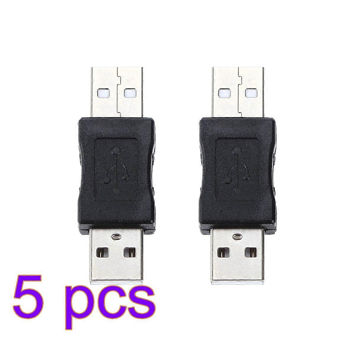 USB Connectors Double Male Connectors Adapter Conversion 10Pcs Set