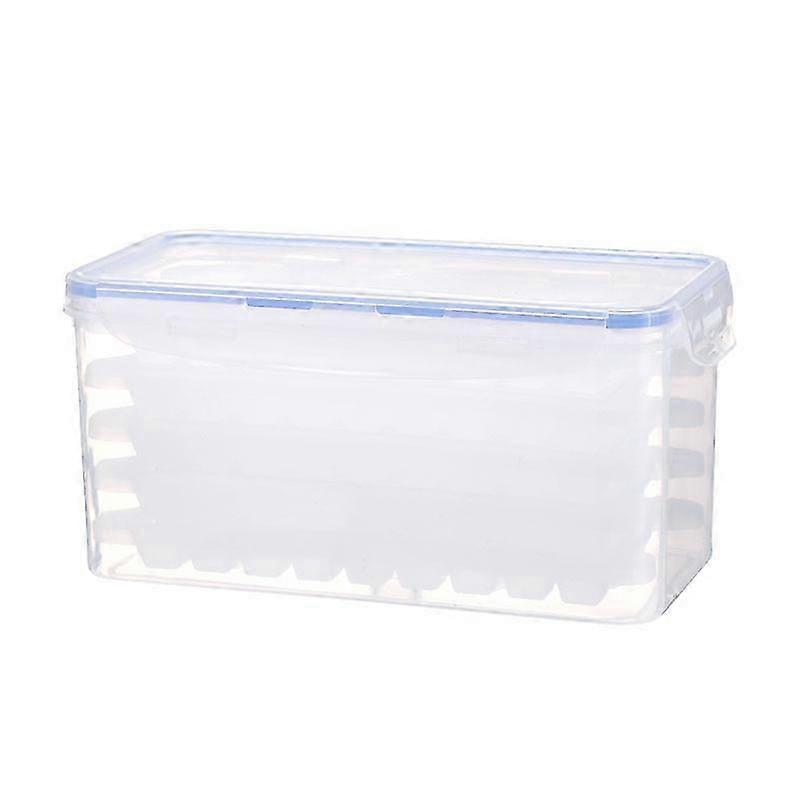 25-26 4 - Tier 128 - Compartment Stackable Ice Cube Tray with Lid and Bin