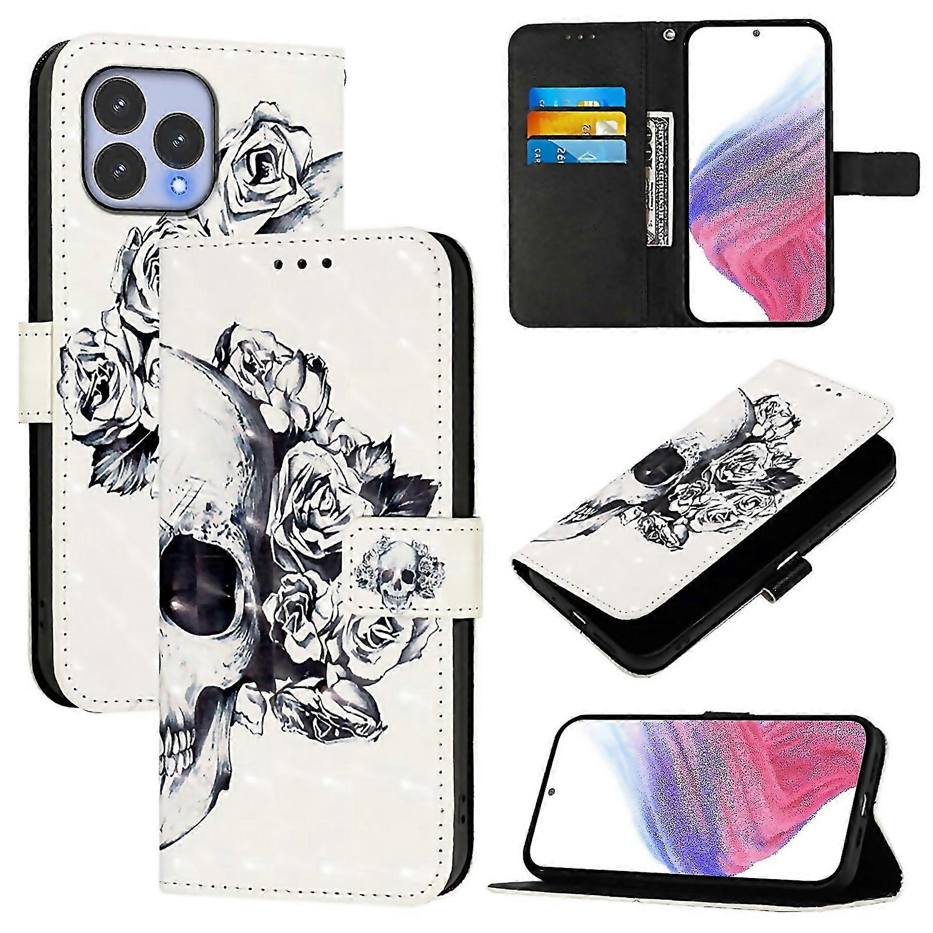 For 3d Painting Horizontal Flip Leather Phone Easy To Clean And Maintain