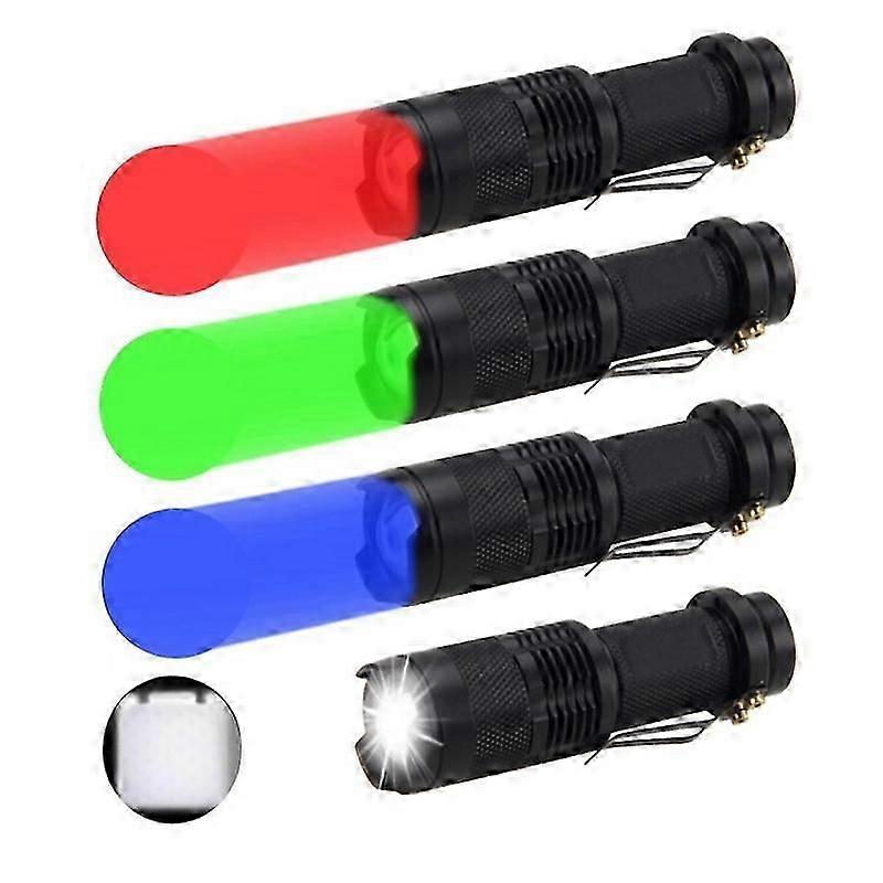 SK98 LED Focus Flashlight, 3 Mode, XM-L T6 LED, Luminous Flux: 1000lm, Length: 9.2cm(White Light)