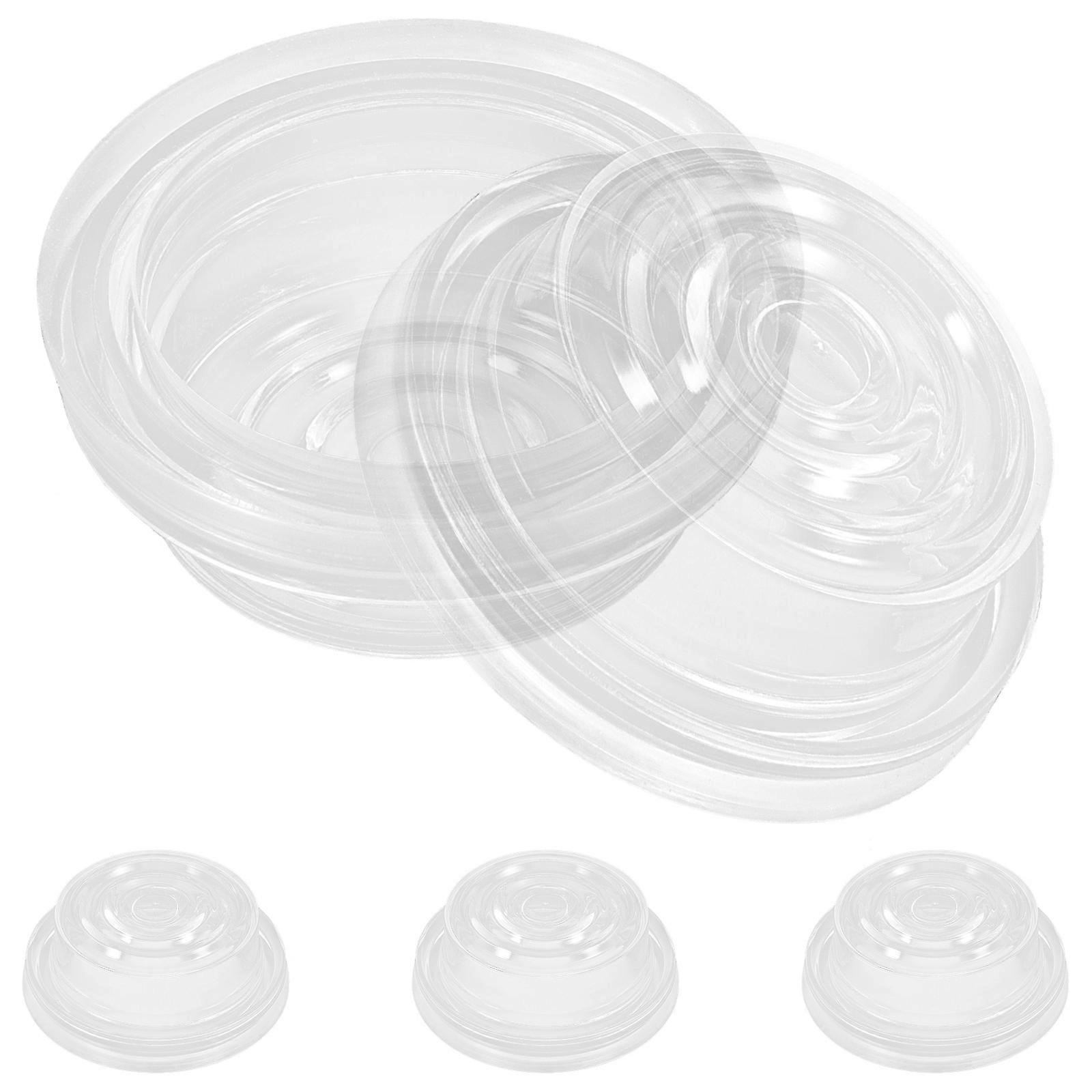 Silicone Vacuum Pump Breastfeeding Pump Accessories for 12Pcs Transparent
