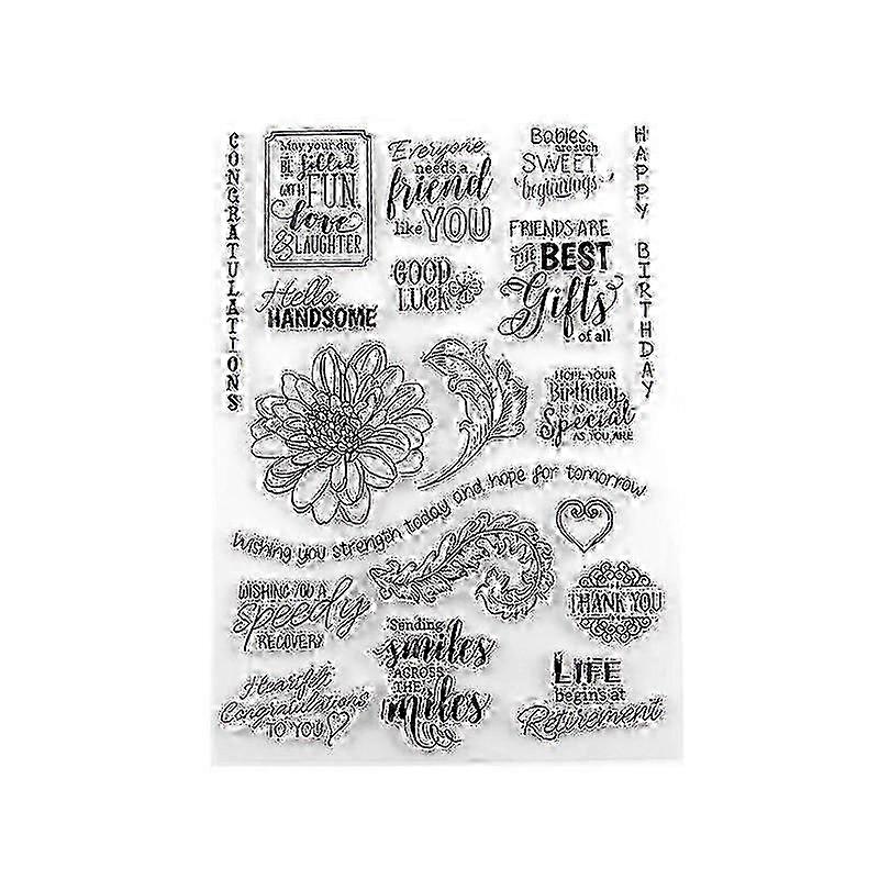 Clear Stamp Transparent Seal Stamps For Diy Scrapbooking Craft Photo Album Diary Decoration