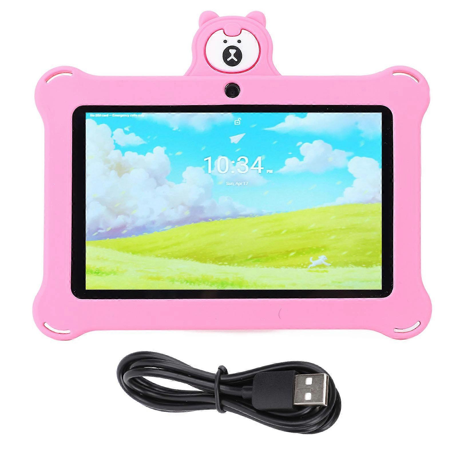 7 Inch Learning Tablet Android 13, 2GB RAM, 32GB ROM, WiFi, Dual Camera, Silicone Case