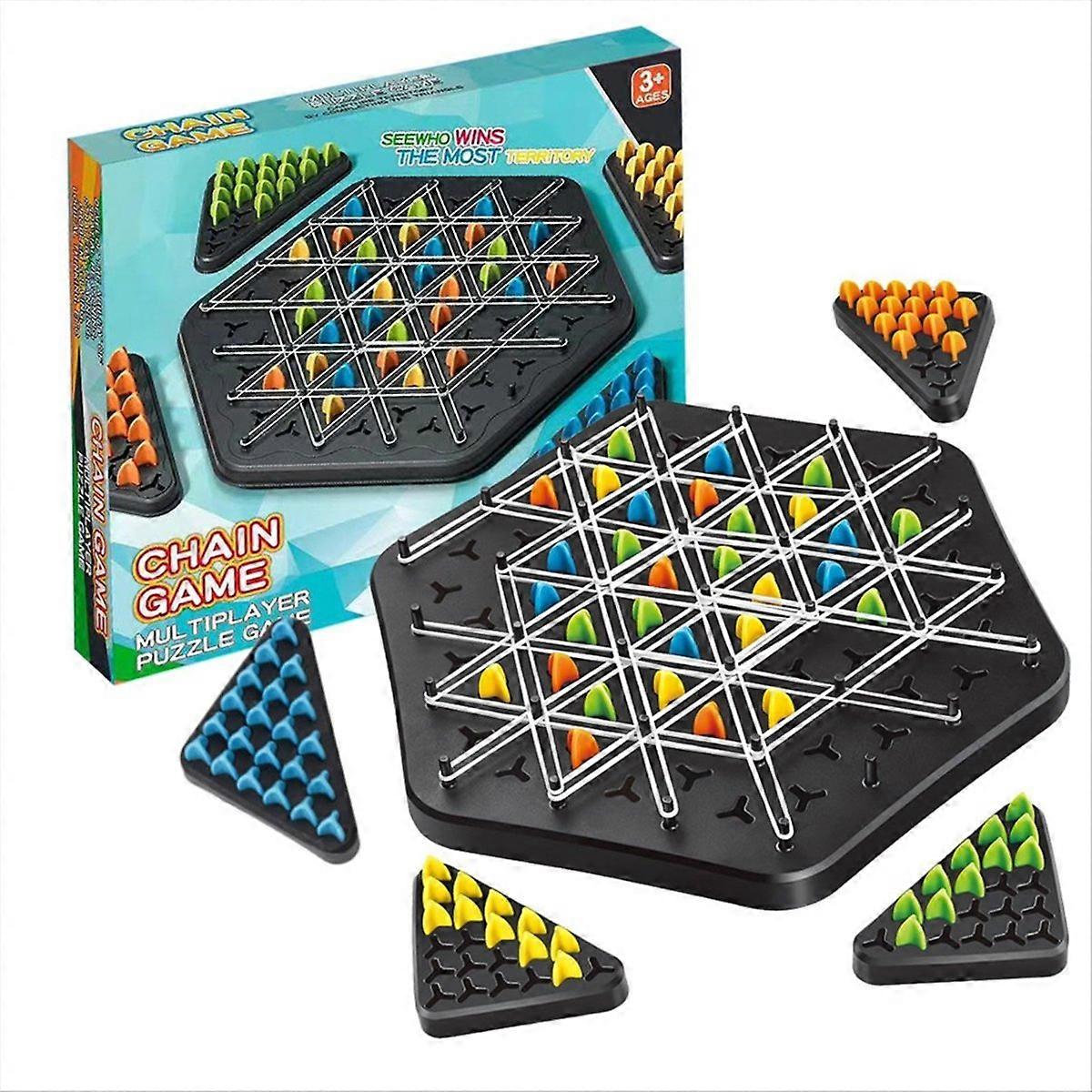 Chain Triangle Game,Chain Chess Board Puzzle Game Chain Triangle Chess Game
