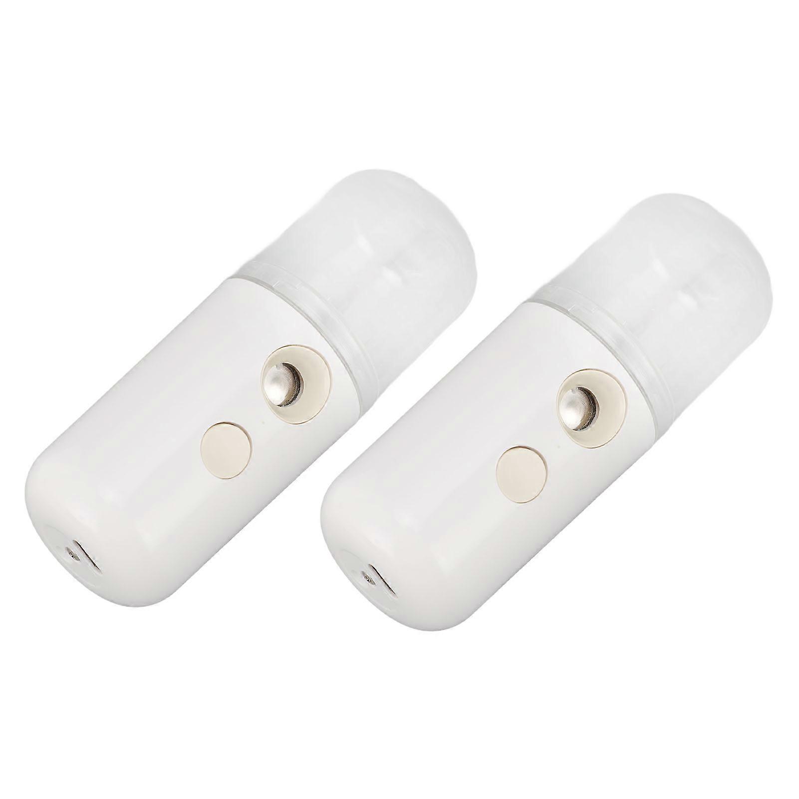 2PCS Portable Humidifier Dry Laundry Fragrance Diffuser Rechargeable Mini Humidifying Machine for Home and Travel 