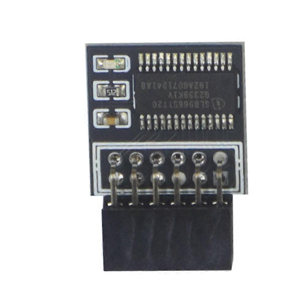 TPM 2.0 Encryption Security Module LPC-12PIN Motherboard Card Module Replacement Parts for Gigabyte Motherboard Win11