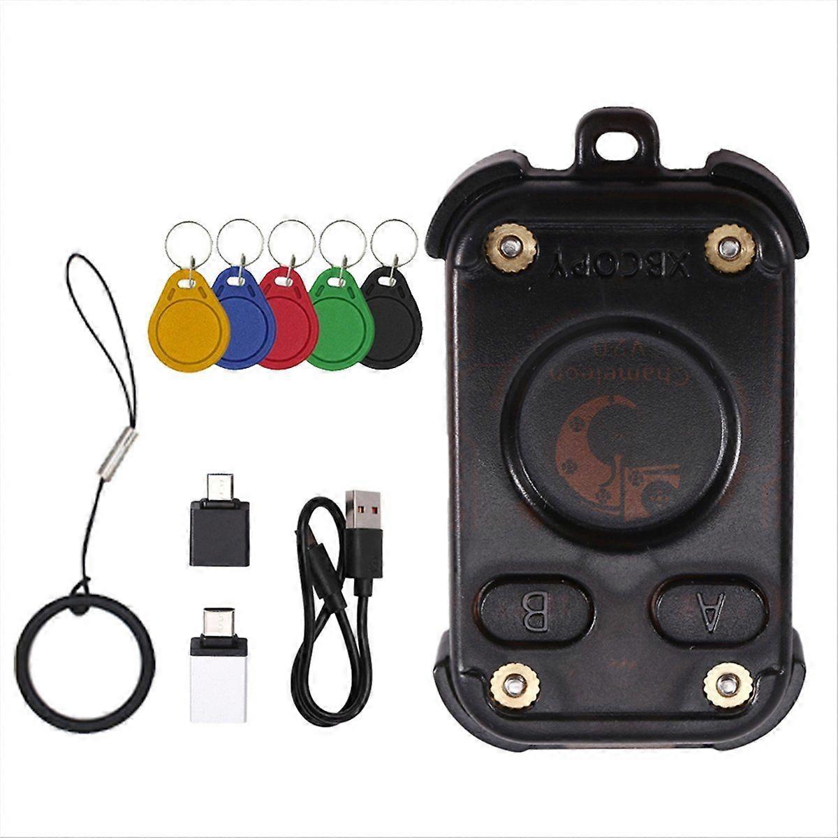 Chameleon V2.0 RFID Smart Chip Reader Emulator Smart Card Emulator NFC Duplicator+5xUID Keychain 12