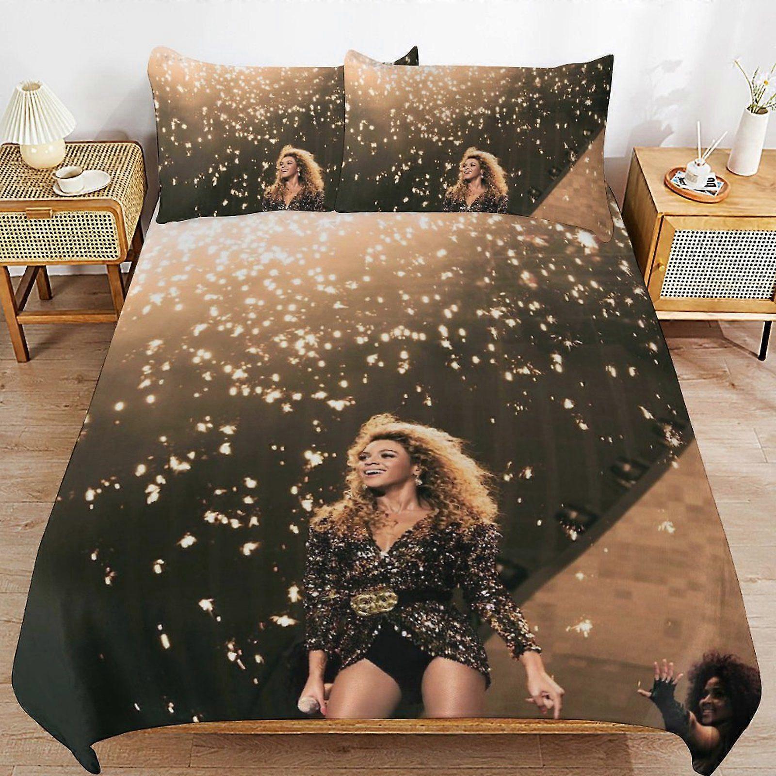 u38 Beyonc Durable Weave Texture Light Structure Easy Fit Sleep Time Duvet Cover Sets for Homes n38
