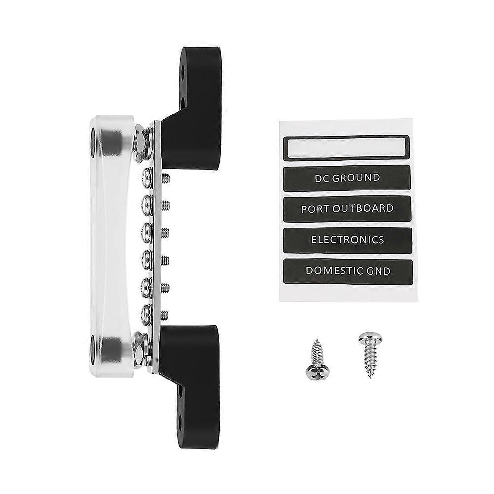 6 Positions Bus Bar Electric Terminal Junction Block 100Amp 12~48 V