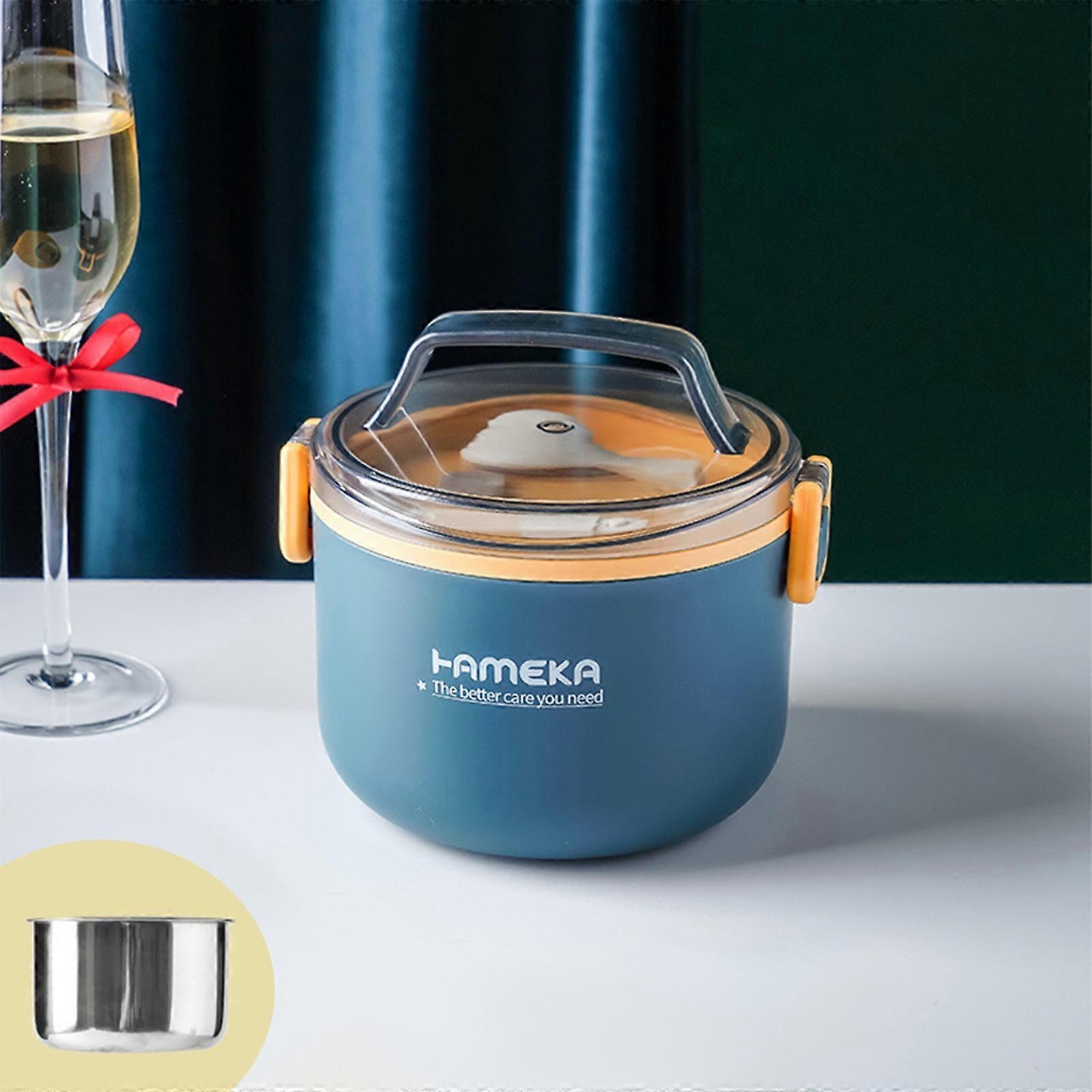 maxiaoxia Bento Box, Compatible with Student Lunch Needs, Leak-Proof, Microwave & Dishwasher Safe, Reusable, No Harmful Substances