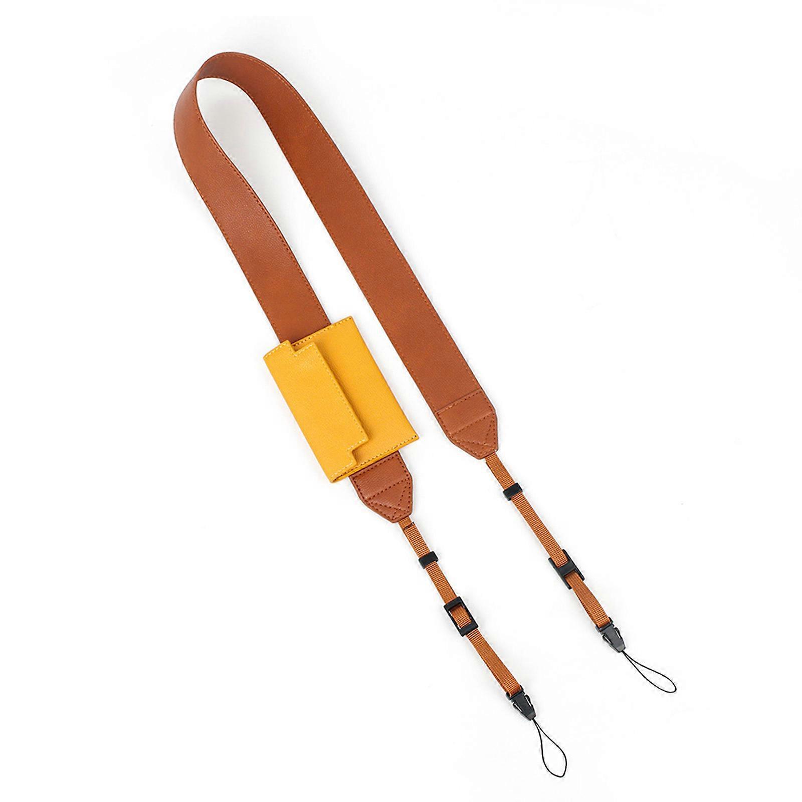 DSLR Digital Camera Straps Adjustable Shoulder Neck Straps for DSLR SLR Camera Lens Belt Camera Accessories  Brown