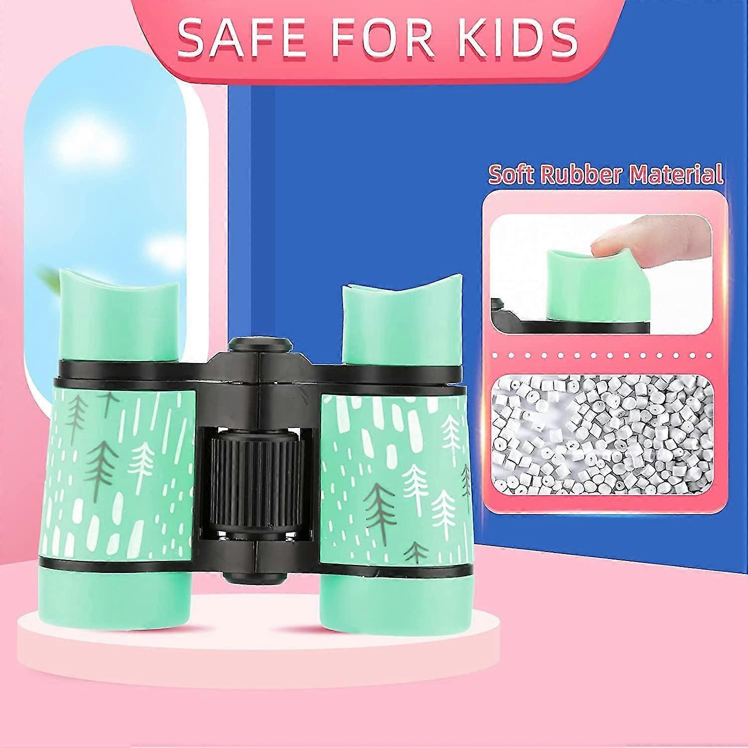 Small Shockproof Binoculars, Suitable For Children's Bird Watching, Transparent Waterproof