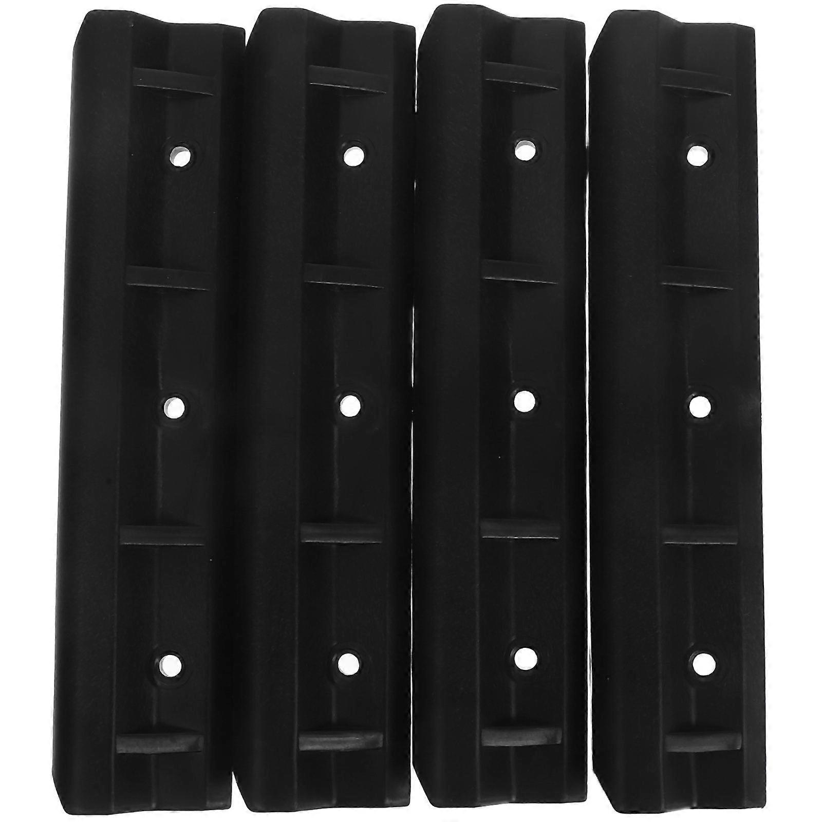 Boat Seating Hook PVC Kayak Clip Brackets for Quick Removal 4Pcs Black