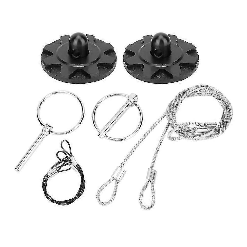 ערכת נעילת סיכות מכסה מנוע אוניברסלית לרכב - עיצוב ספורט אלומיניום CNC