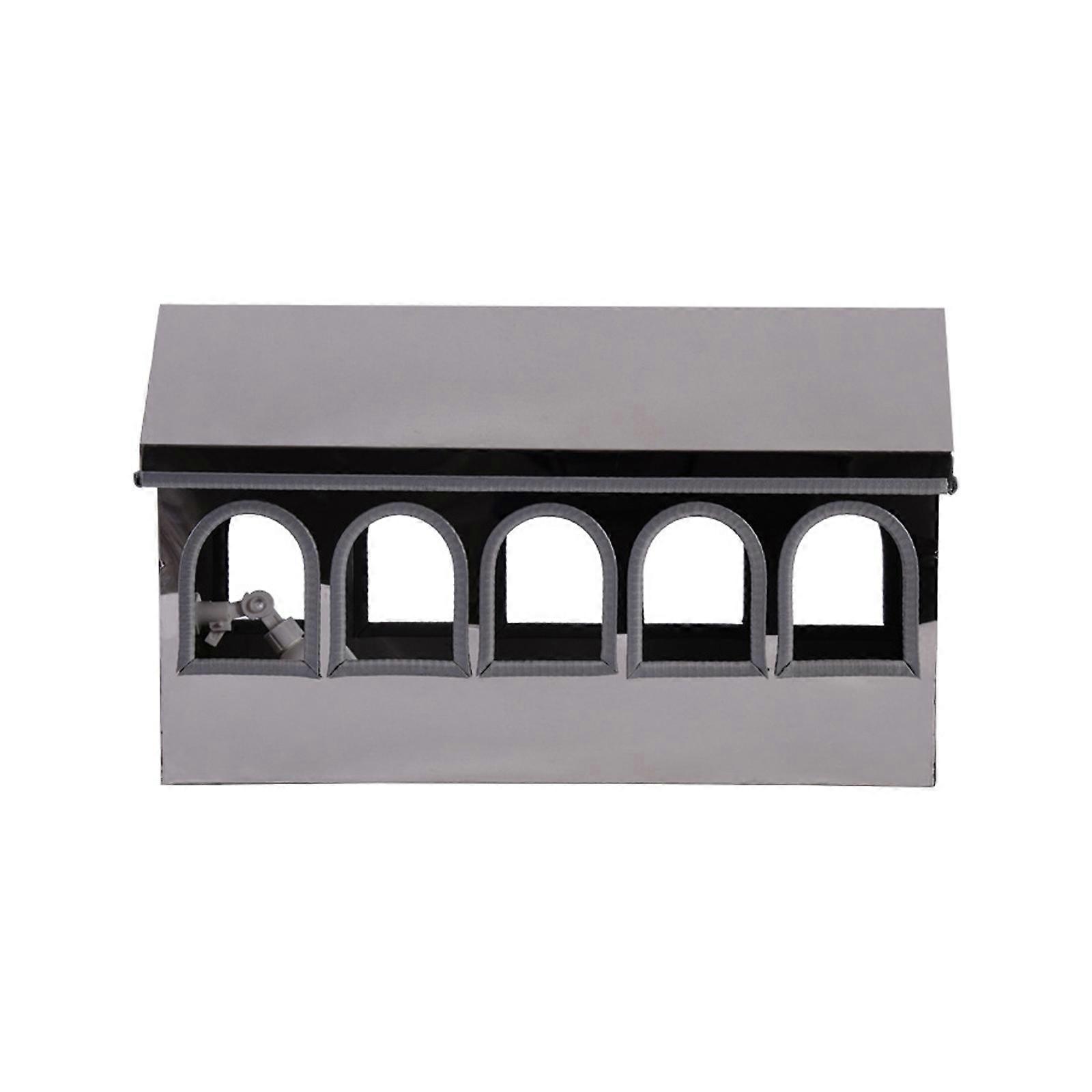 Automatic Chicken Watering Structure Untarnished Drinker With Identity Stopping Float Gate Against Contamination Top Cover Multicolor