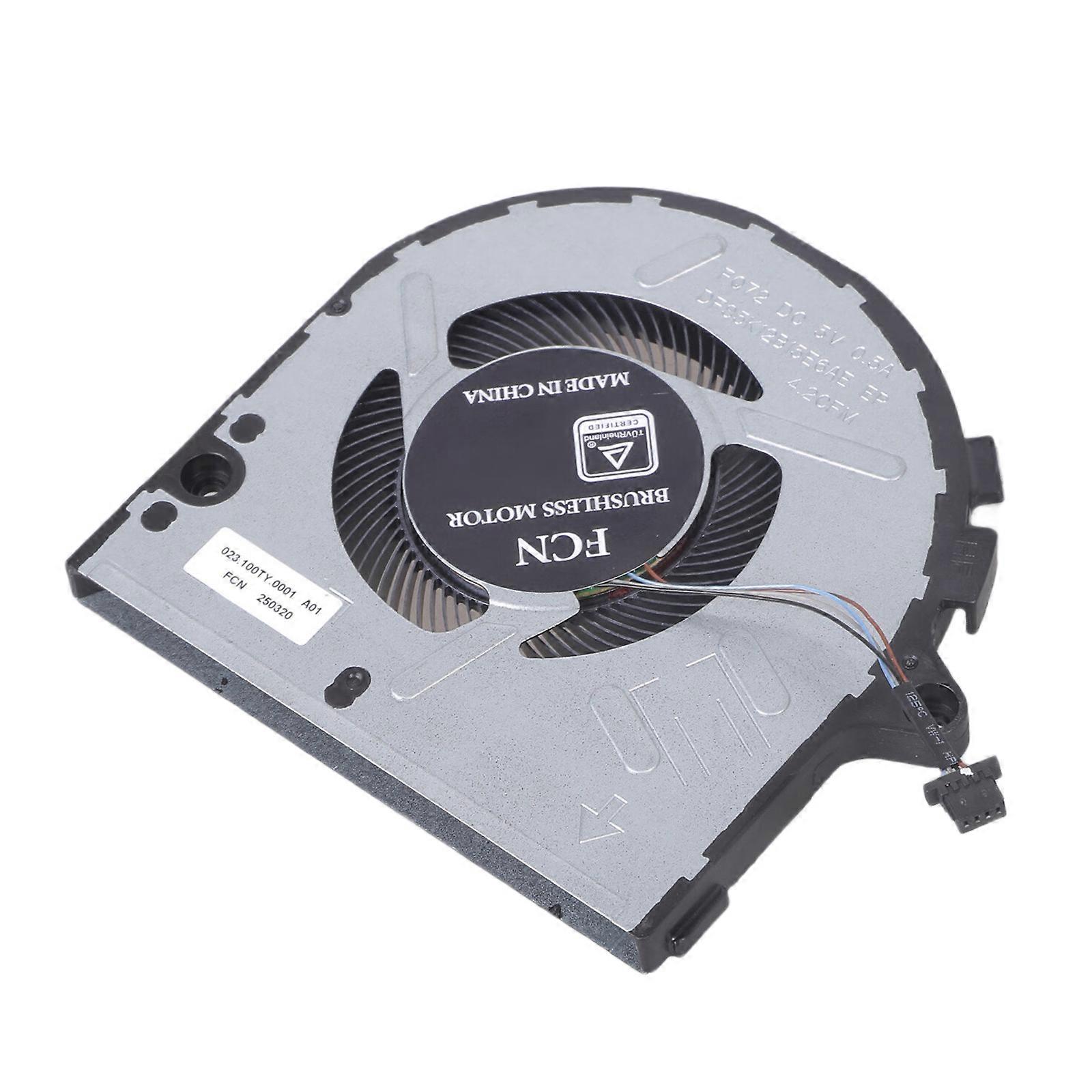 1PC Laptop CPU Radiators DC5V 4Pin Cooling Fan CPU Coolers for 3340 2023 version Fan Multicolor