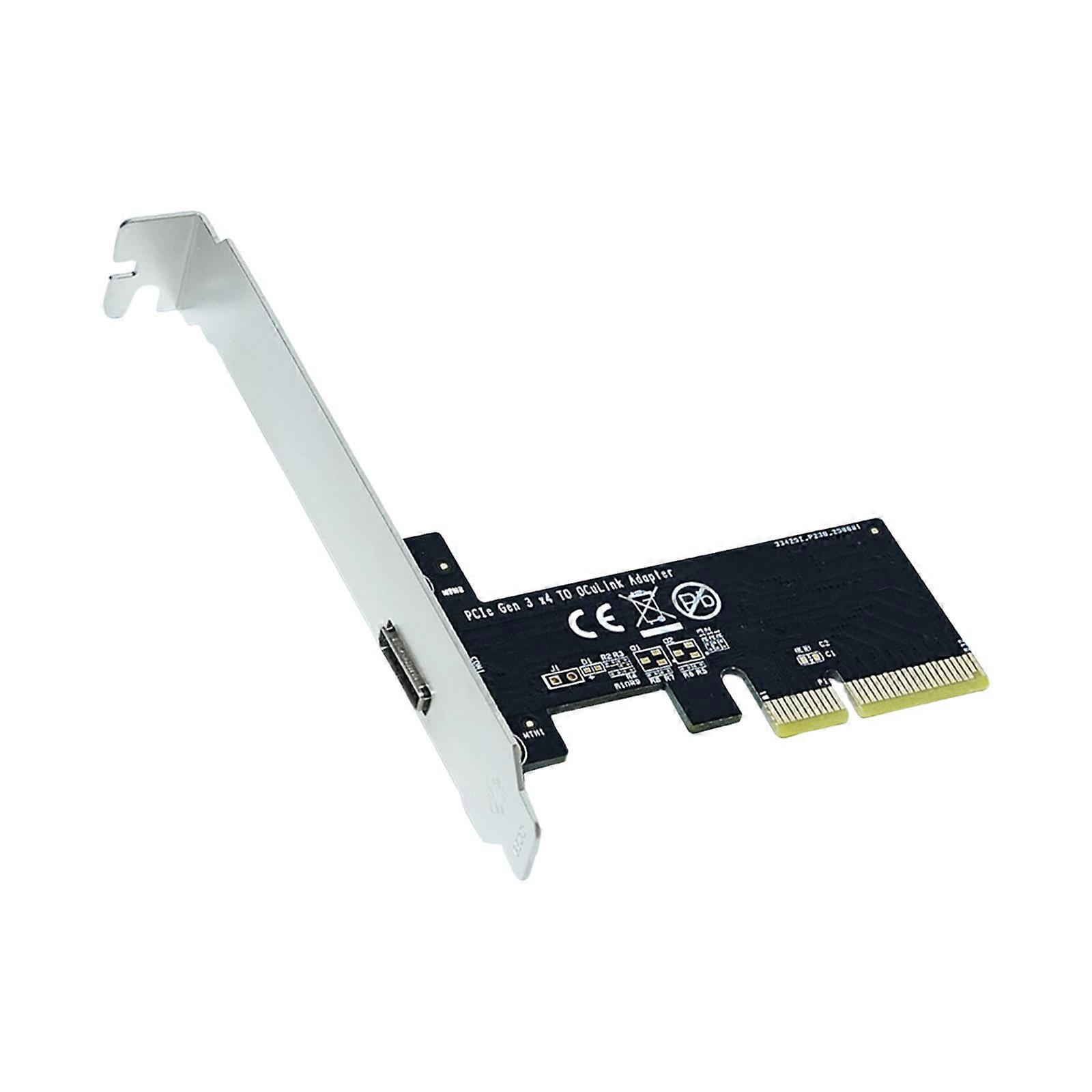 PCIe4.0 4X Expansion Card Supporting NVMe Solid Drive With Enhances Heat Dissipation Design Multicolor