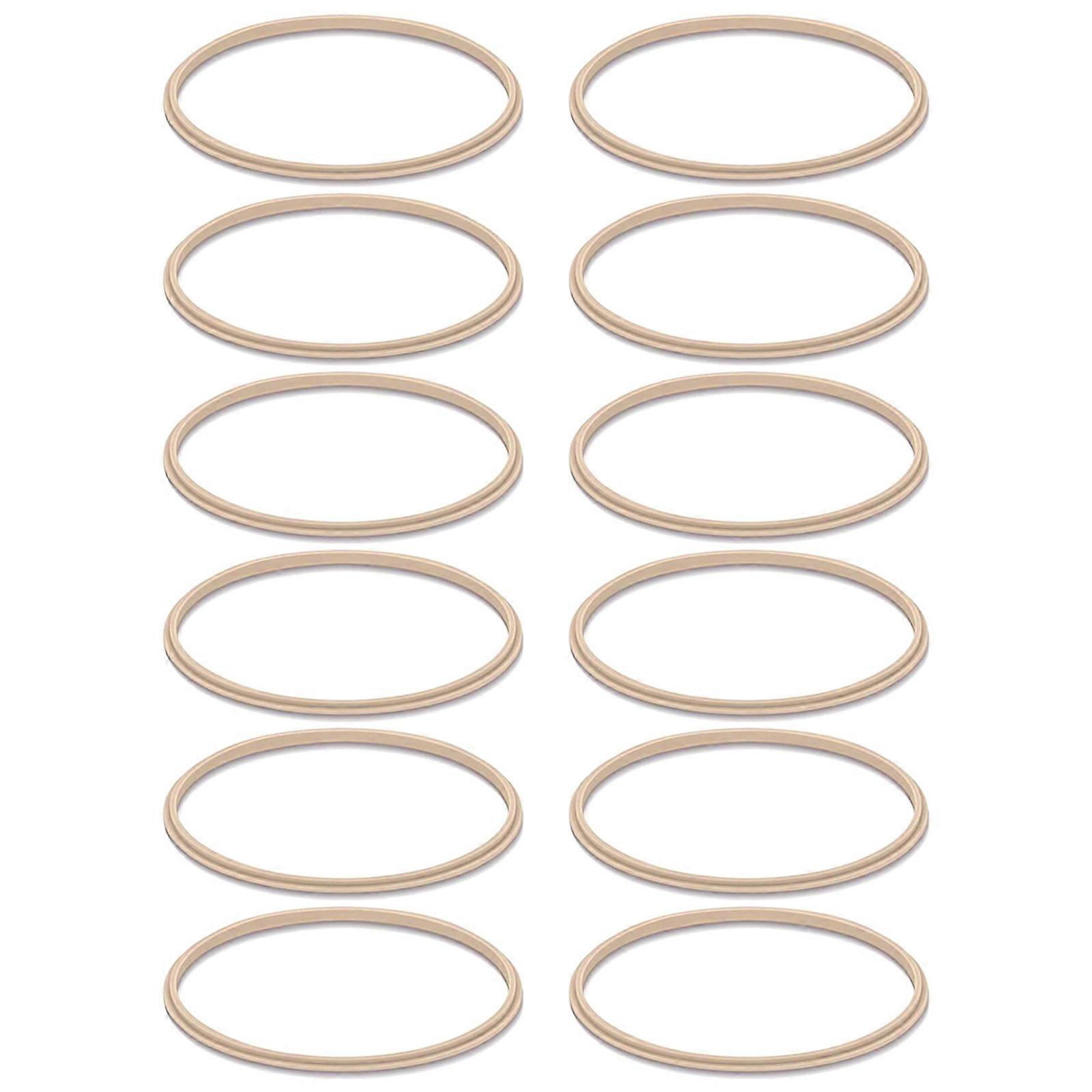 Lot de 12 joints d'étanchéité en silicone multicolores, compatibles avec les bouchons de bouteilles d'eau de 1,2 L (40 oz).