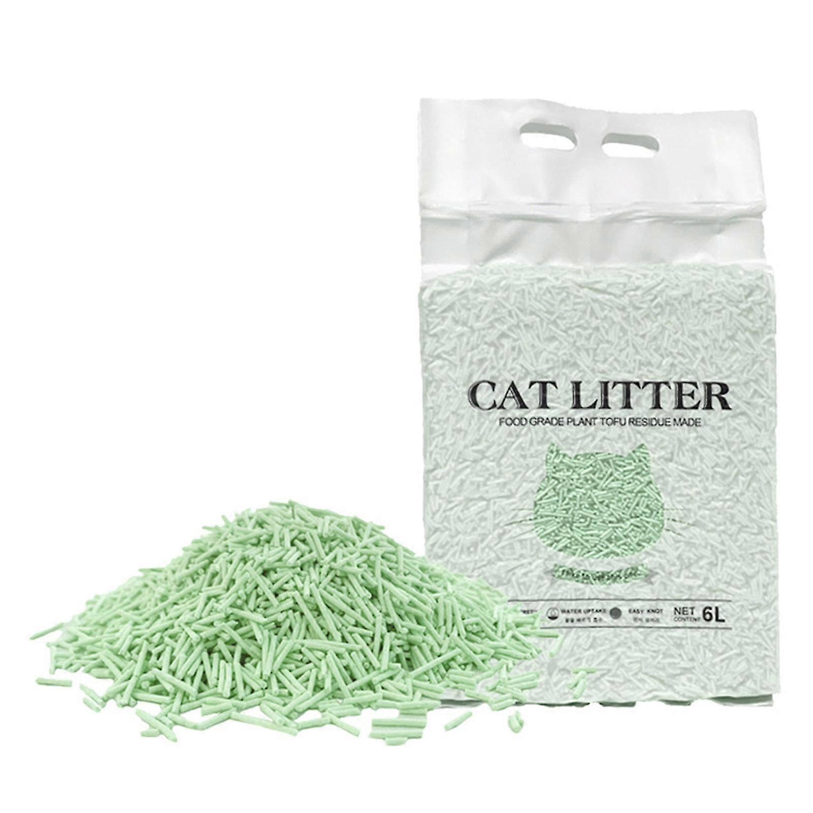 Tofu Cat Litter For Odor Control Clumping Fast &Firm Clumping Easy Scoop Clean-Up. For Health-Conscious Cat Parents