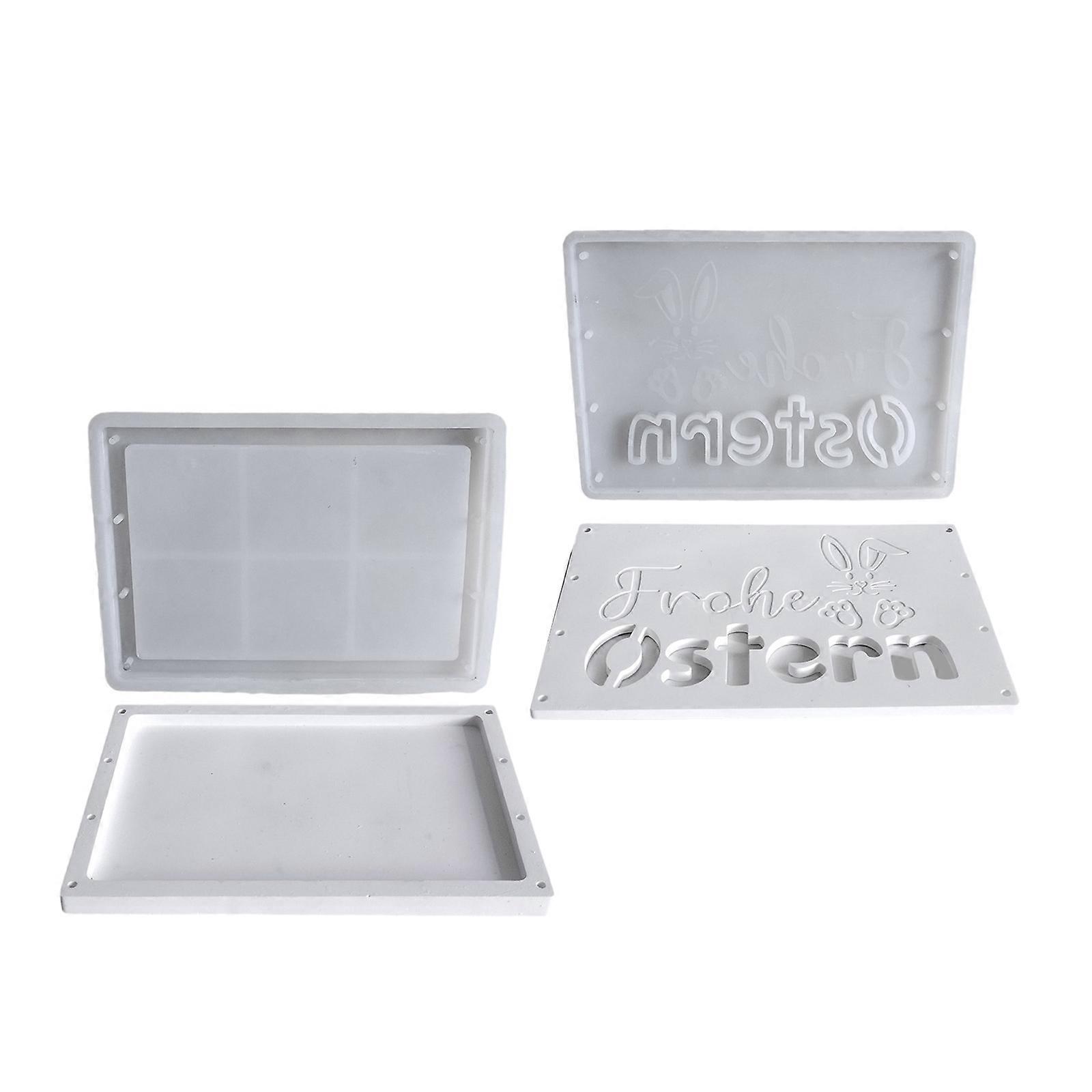 Silicone Ornament Mold Creating Easter Gift Boxes Moulds Suitable for Plaster and Resin Craft Enthusiasts Present Multicolor