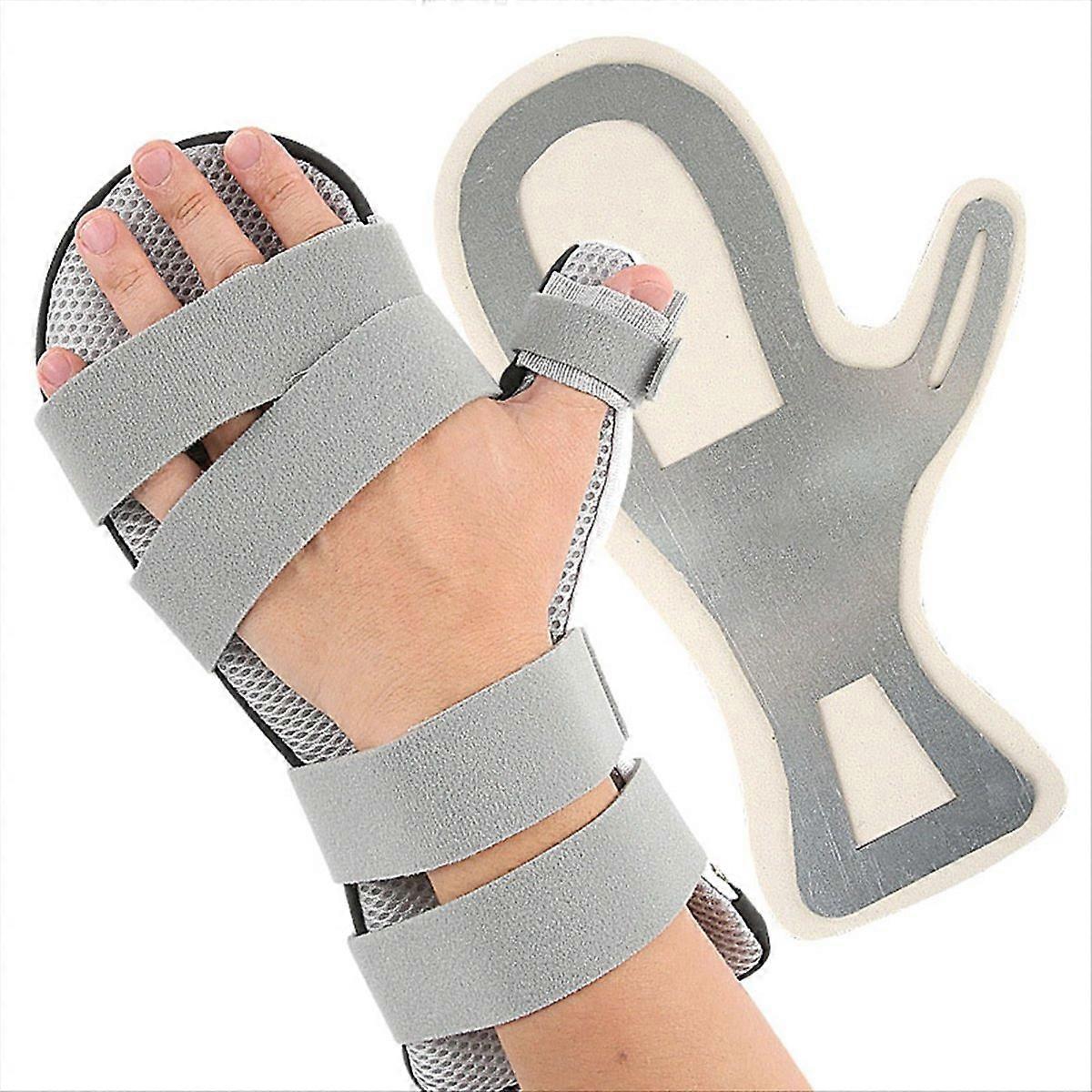 Hand Brace Splint for Straightening Fingers with 5 Fingers Resting Support,Prevent Fingers Curling,