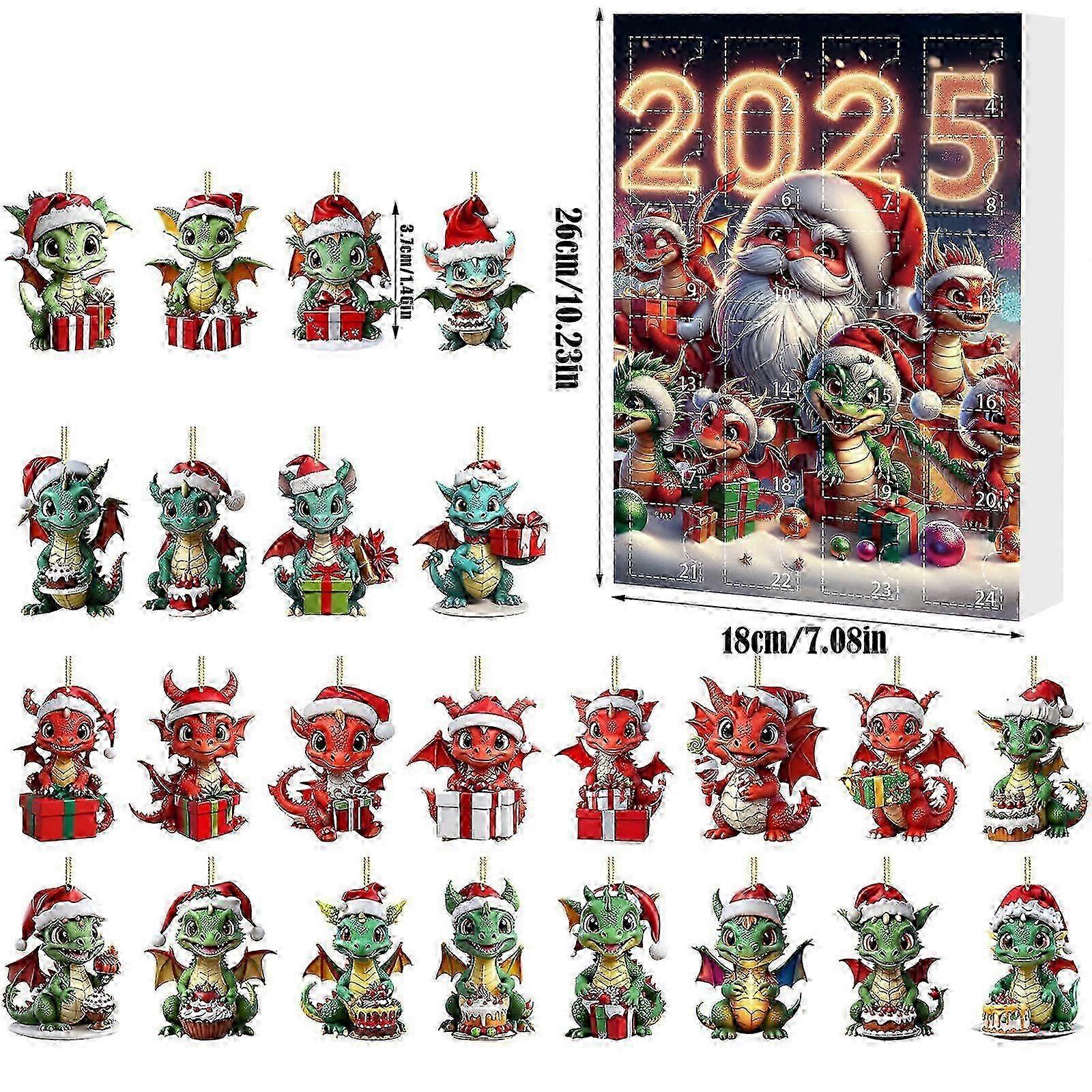 Advent Calendar for Christmas Celebration with 24 Day Surprise Boxes