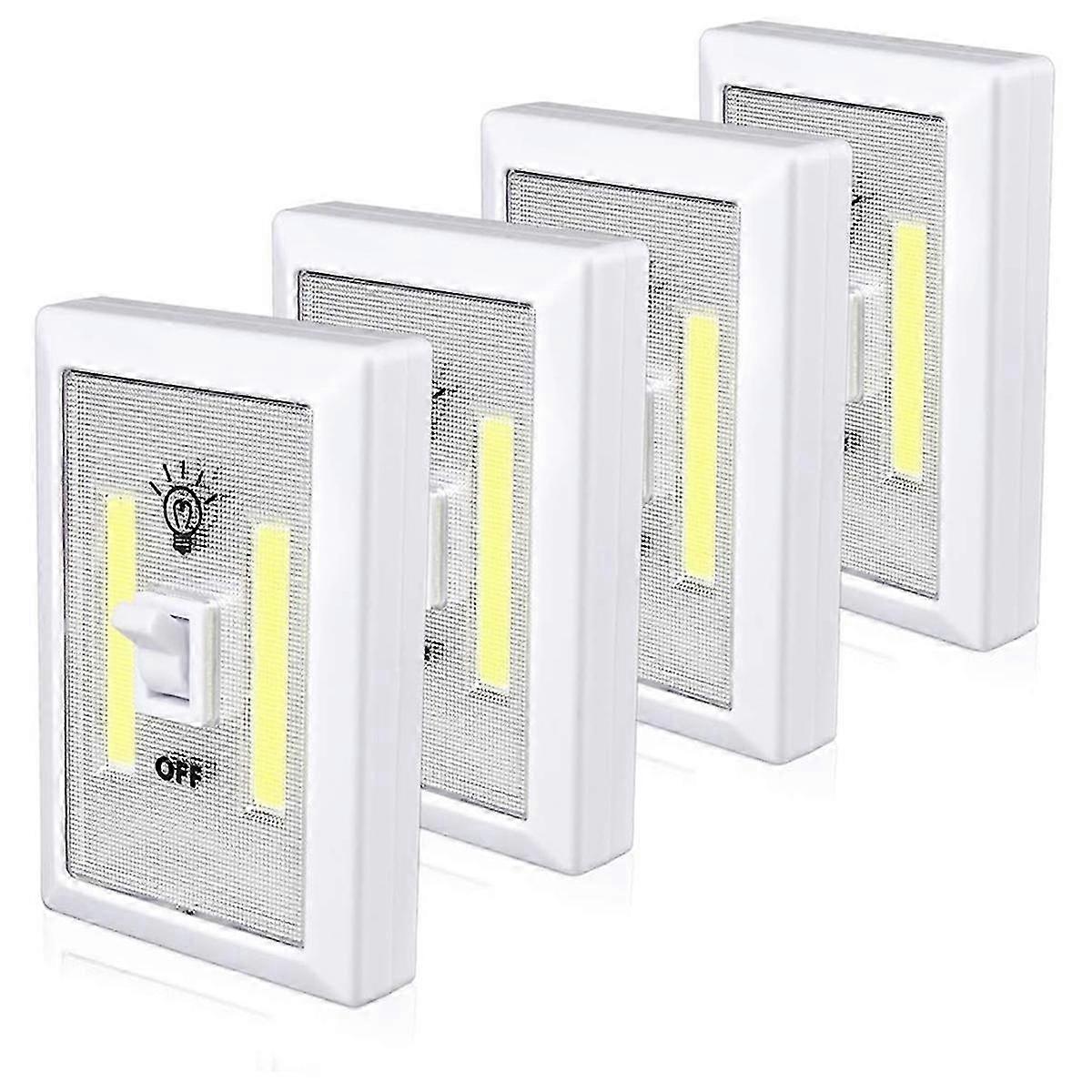4pack Closet Light, Battery Operated Tap Light, Bright Switch Light,