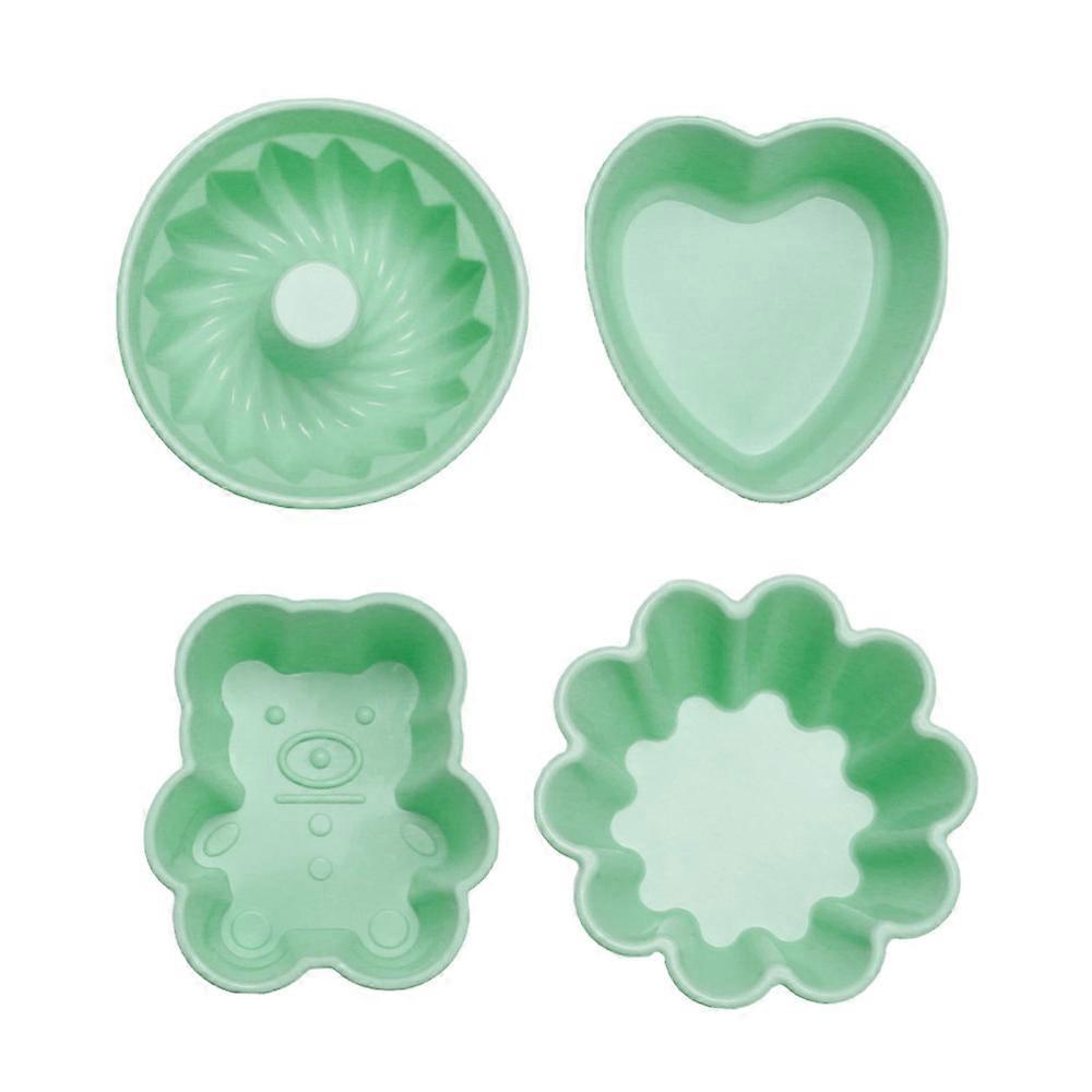 Muffin godis färg silikon tårta kopp lätt demold högkvalitativ bakform för kök