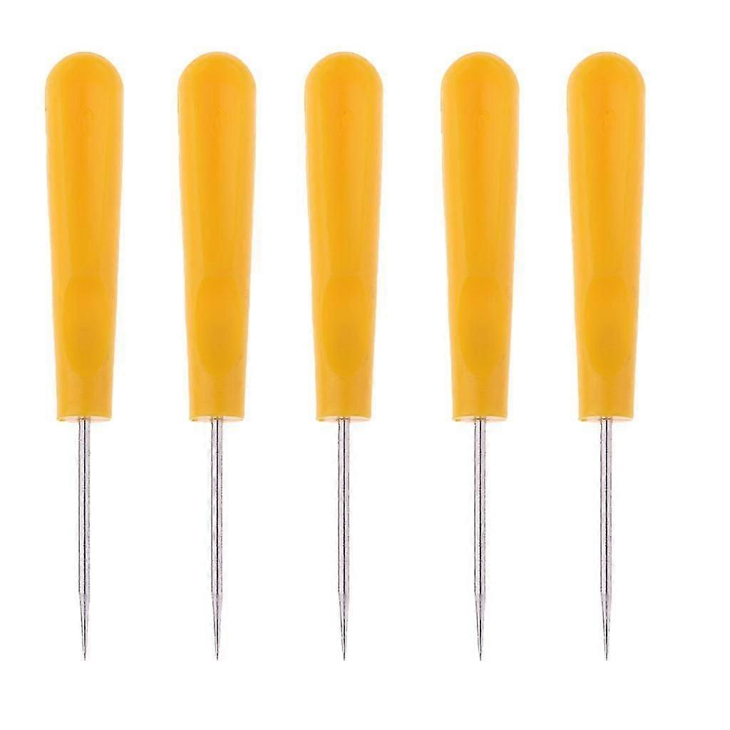 5x Badminton Tennis Racket Racquet Stringing Awl String Guiding Tool Yellow Edition 1128