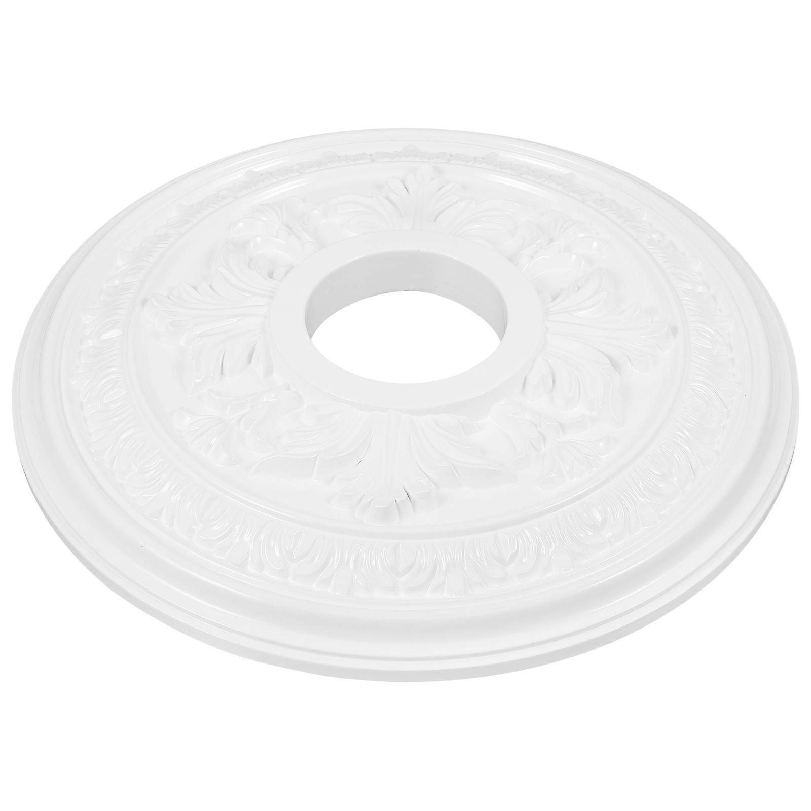 Home Ceiling Medallion Light Fixture with PU Material 1 Piece