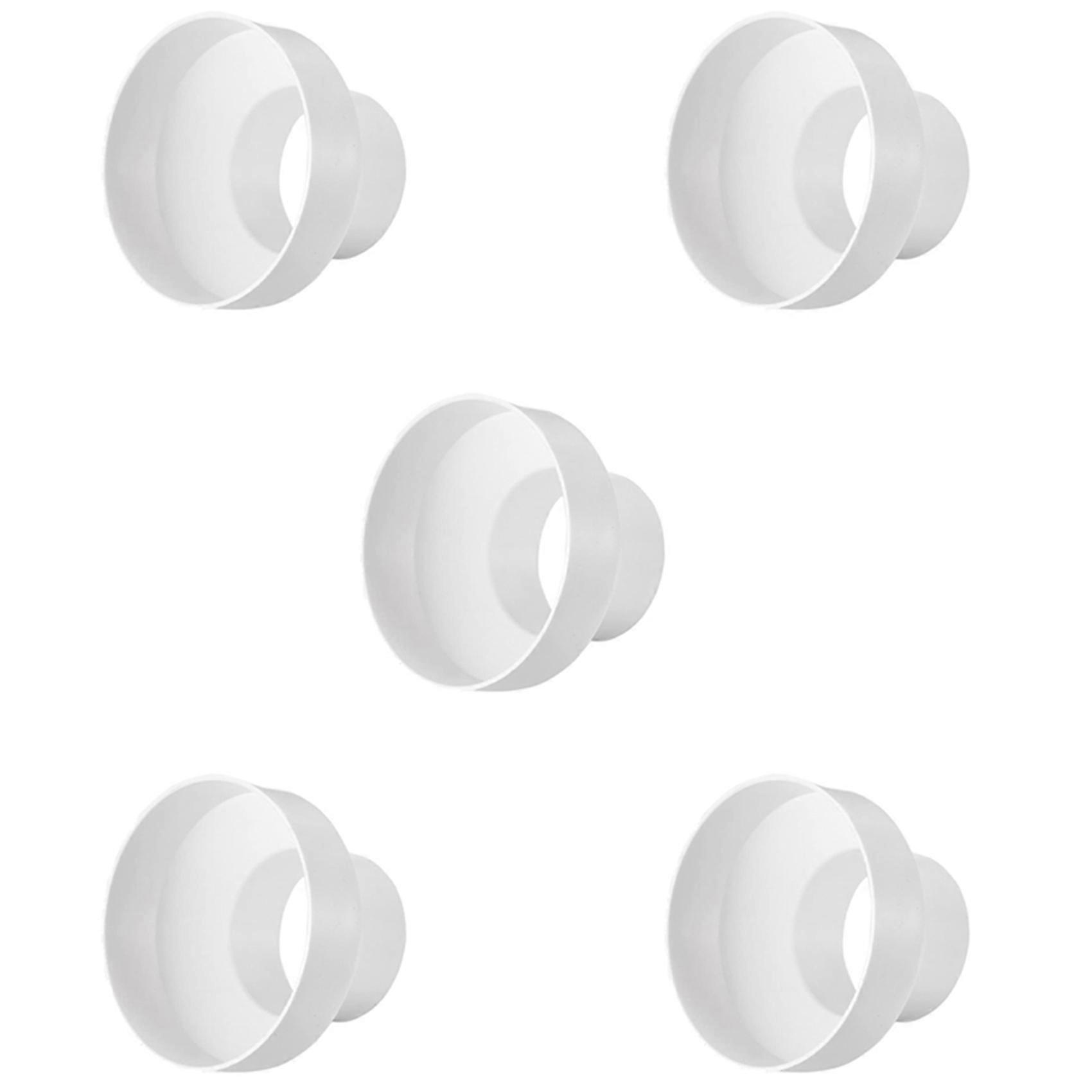 5X Ventilation Pipe Reducer Adapter Pipe Air Duct Adapter Pipe Connector for Inline Ventilation System(150-100mm)