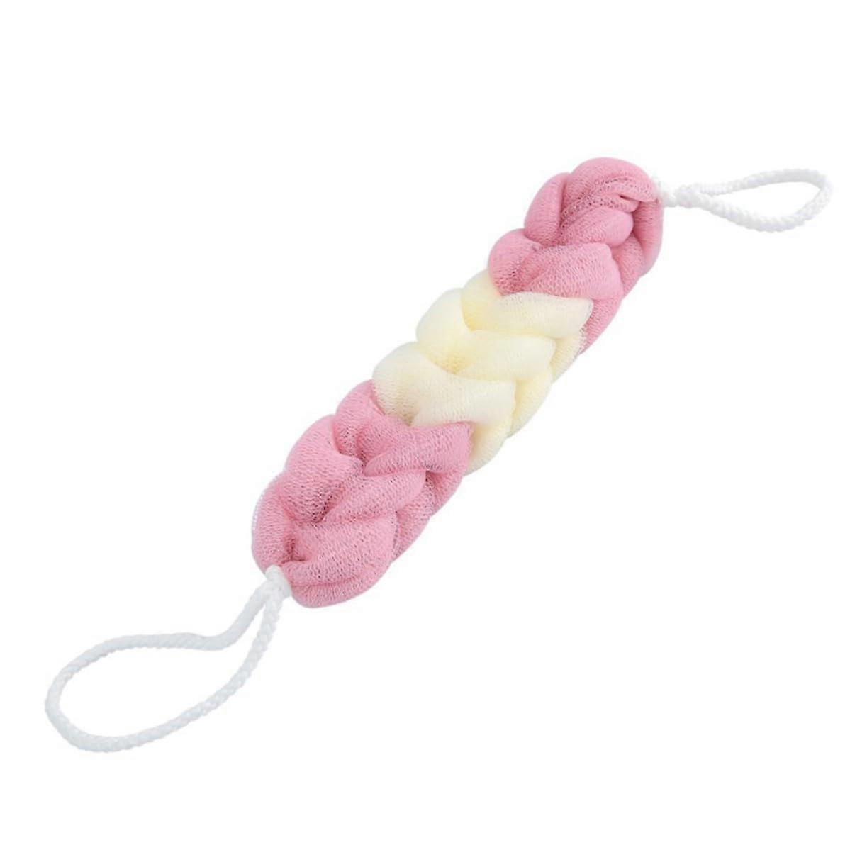 3pcs Long Bath Body Scrubber Exfoliating Towel Strips Soft PE for Daily Shower Cleaning Random Color