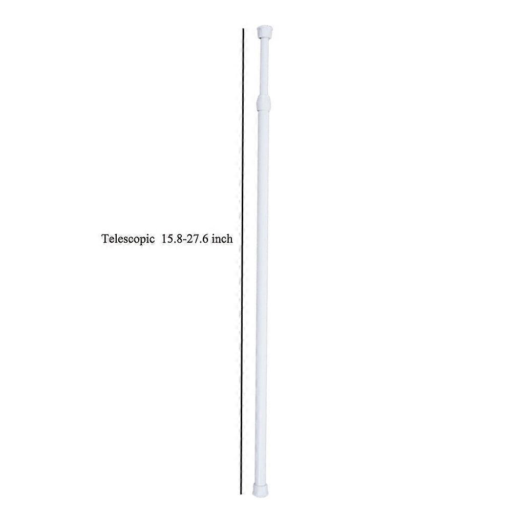 Quinlirra Spring Extendable Telescopic Net Voile Tension Curtain Rail Pole Rod Rods Travel Essentials