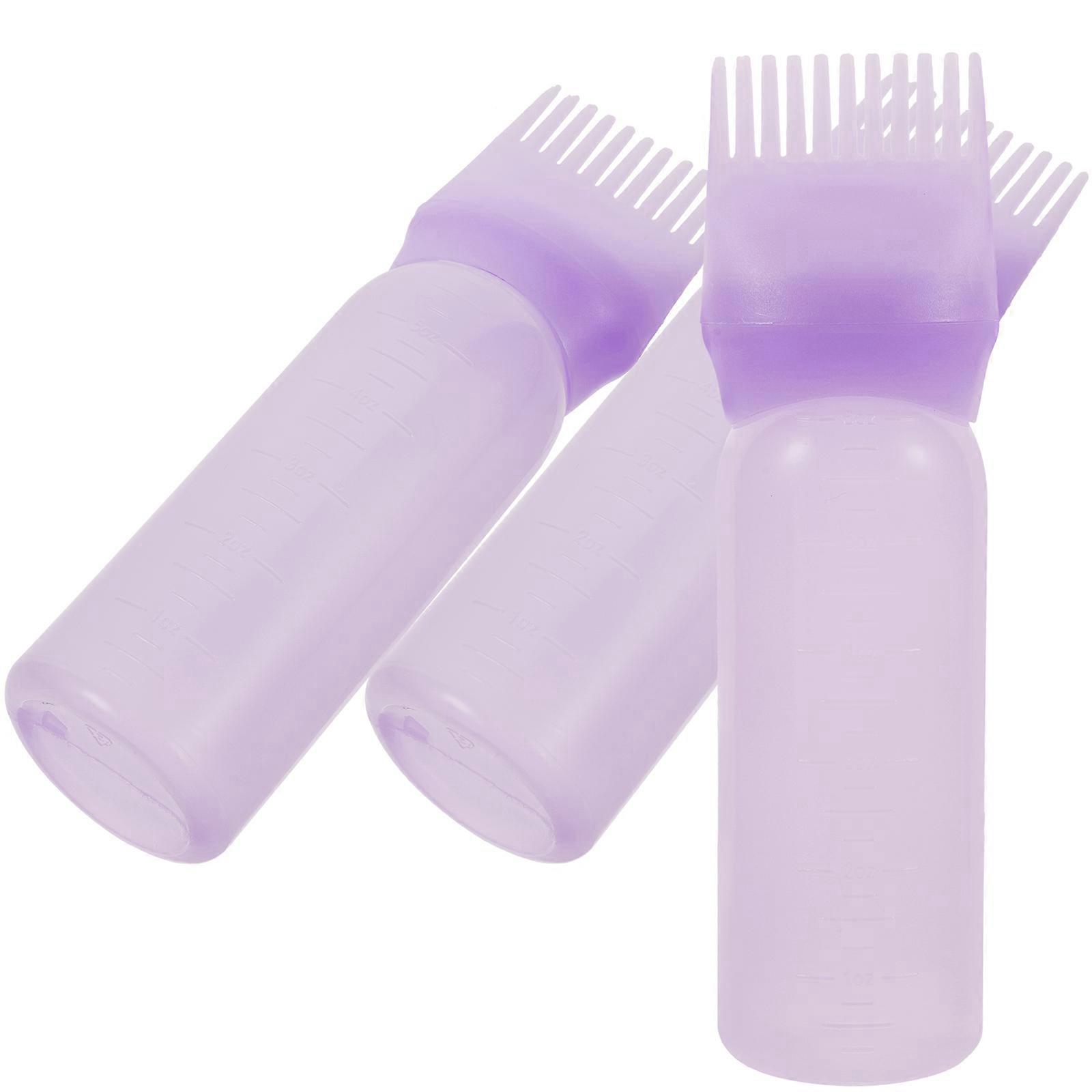 Hair Oil Bottle Applicator for Scalp Use with 9Pcs Root Comb Bottles