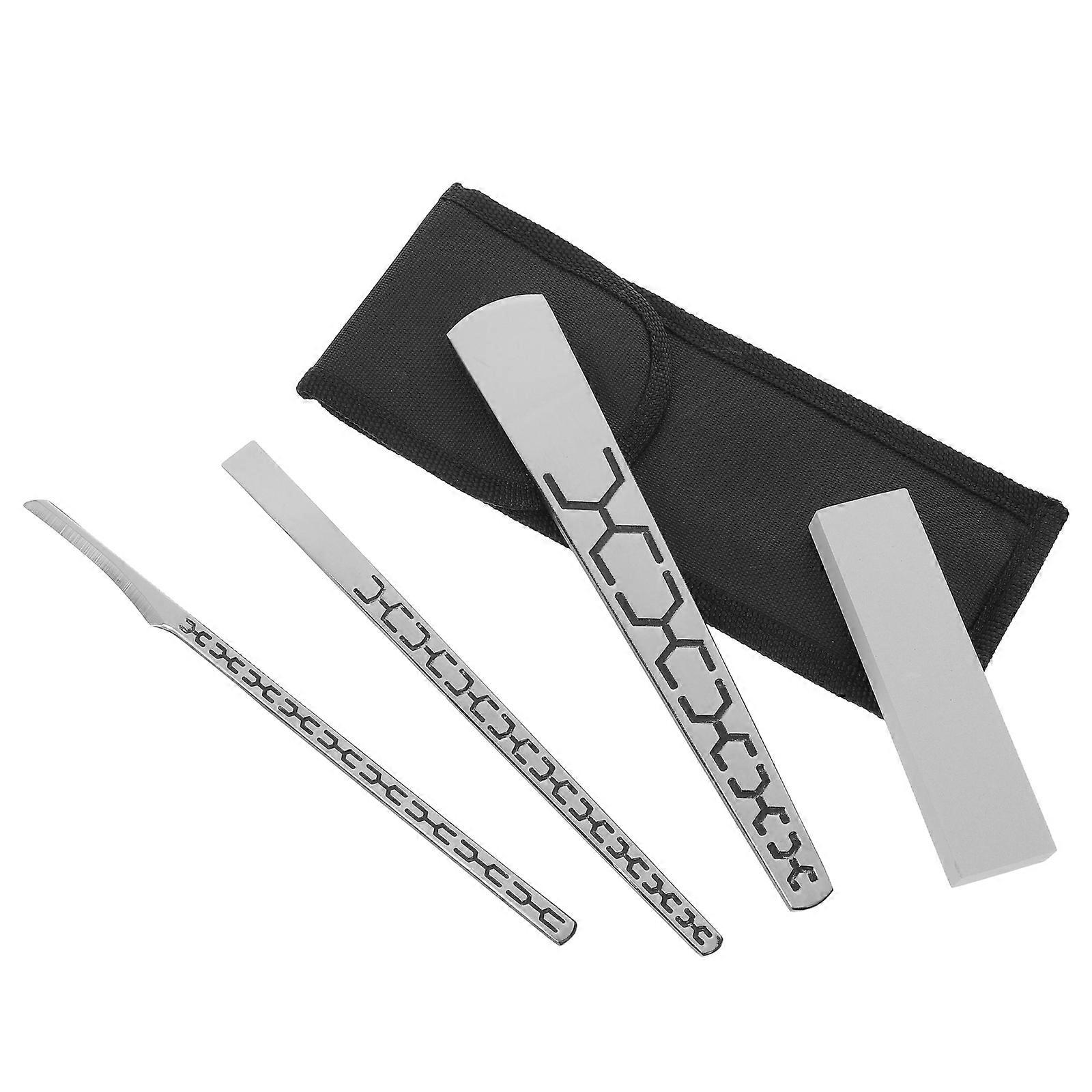 Metal Nail Tool Pedicure Kit for Professional Grooming 4Sets with Bag