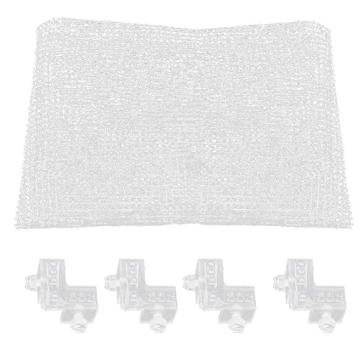 Aquarium Fish DIY Net Anti-Escape Net Replacement Net Clear Mesh Netting Fish Tank Anti-Jumping Net